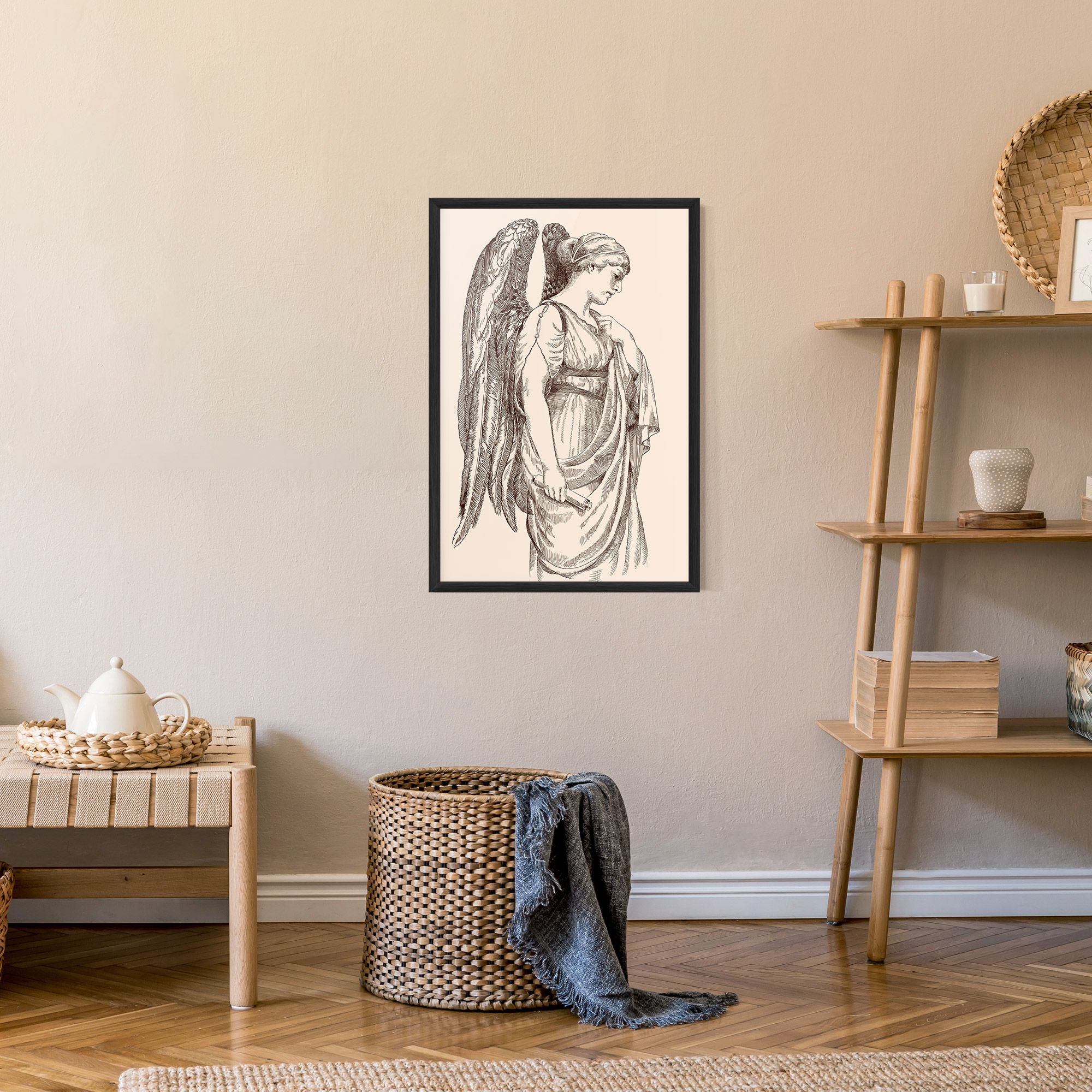 Angel Brown Line mockup 9