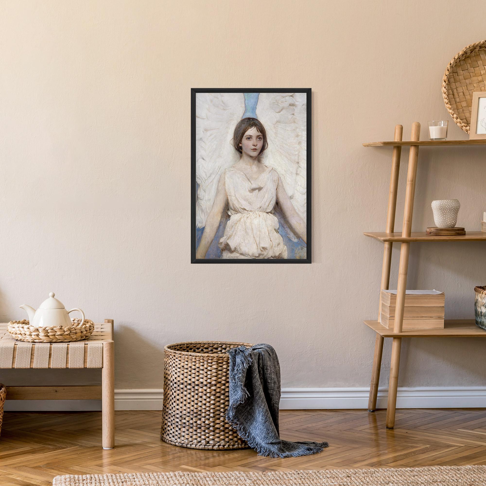 Gerahmte Poster Pretty Angel Painting mockup 9