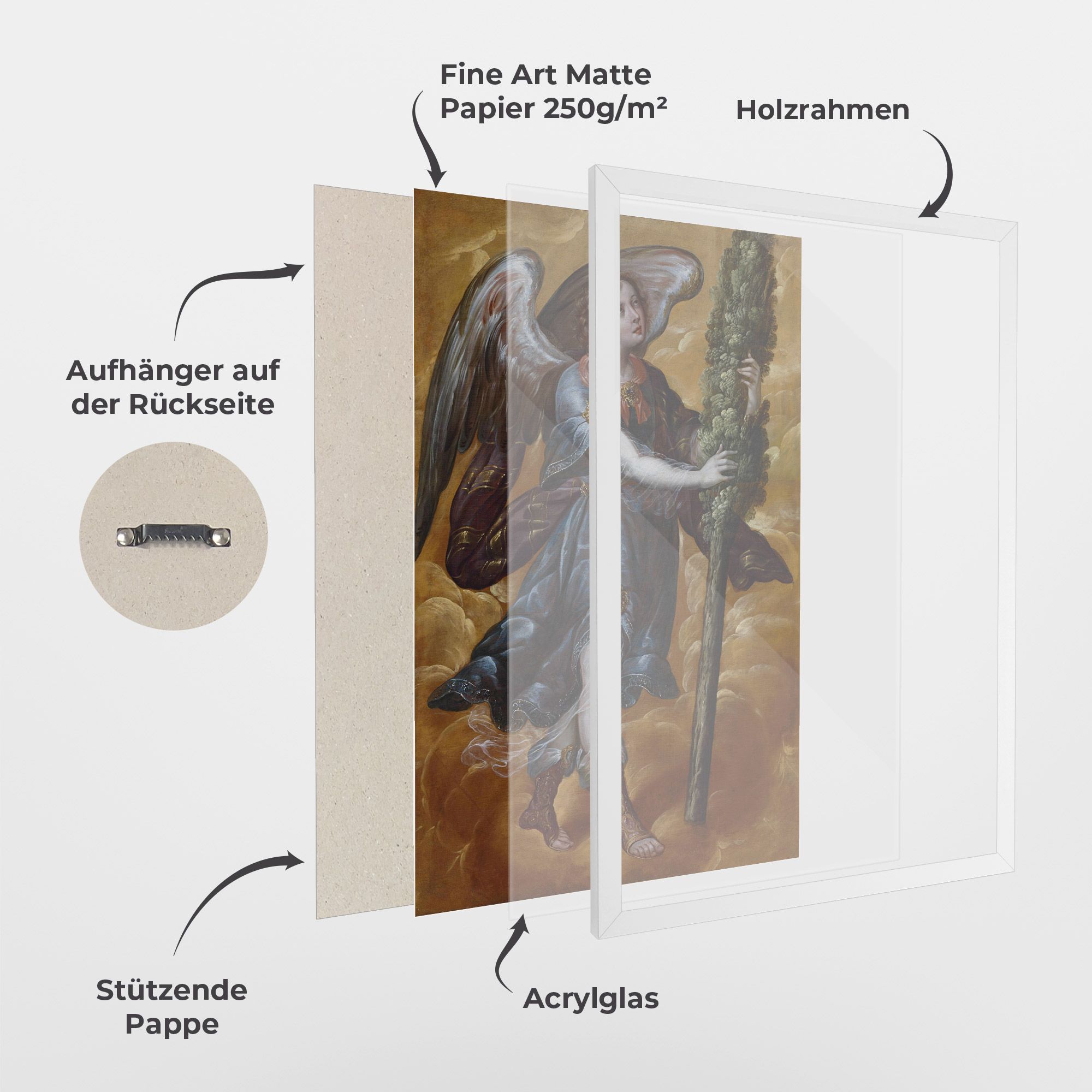 Angel Holding A Tree mockup 1