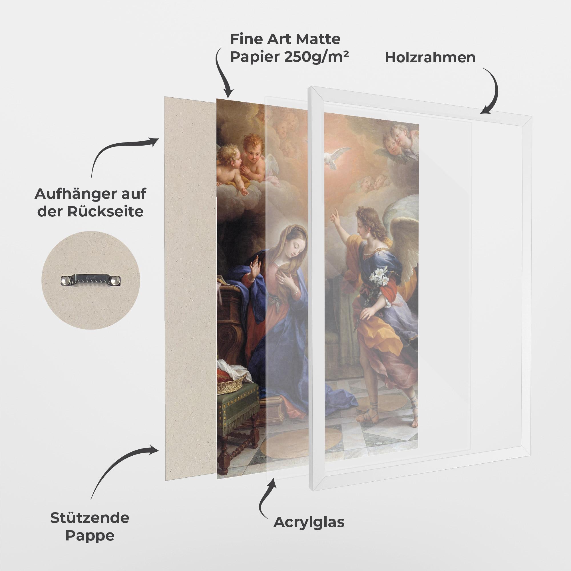 Gerahmte Poster Lucky Bird mockup 1