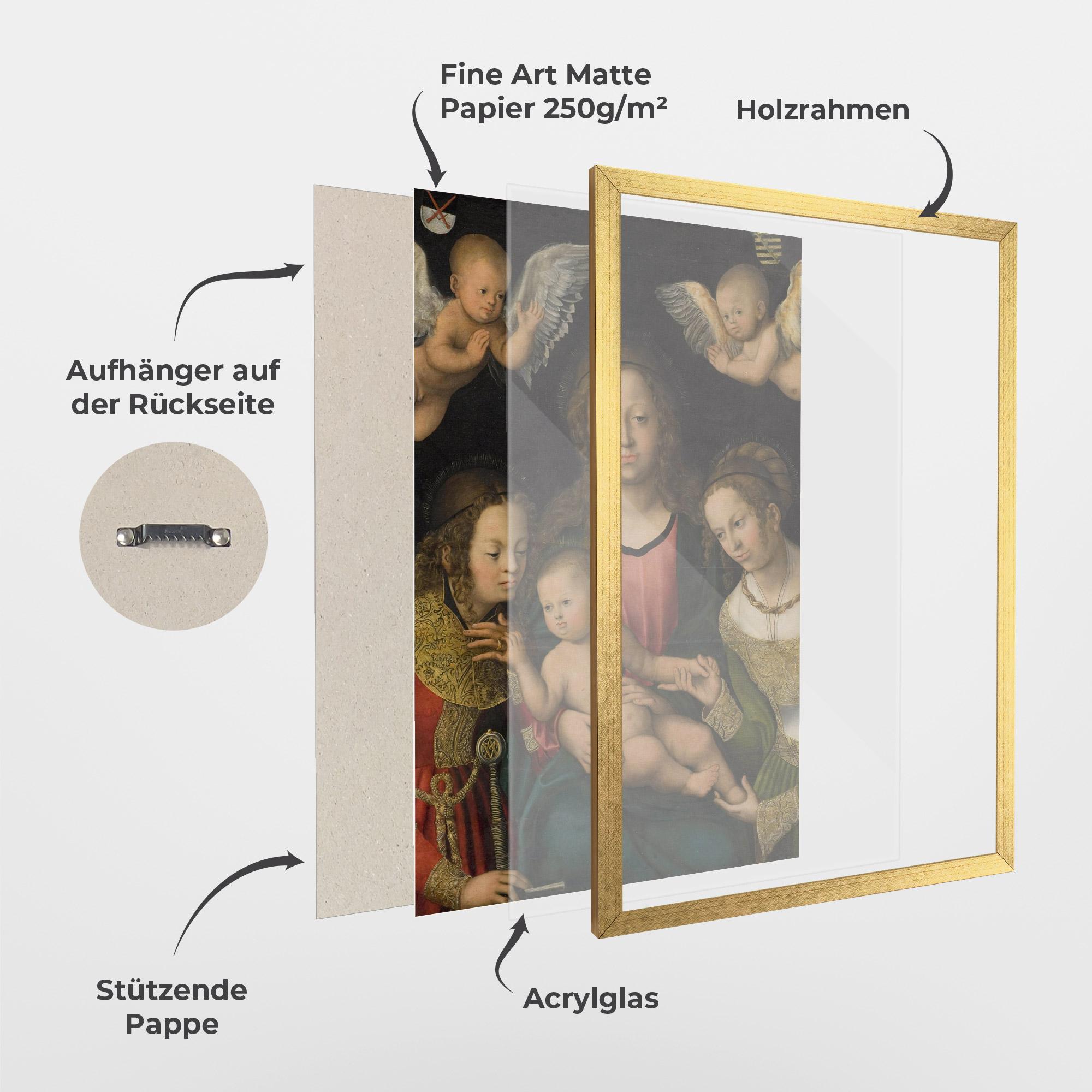 Gerahmte Poster Small Little Angels mockup 1