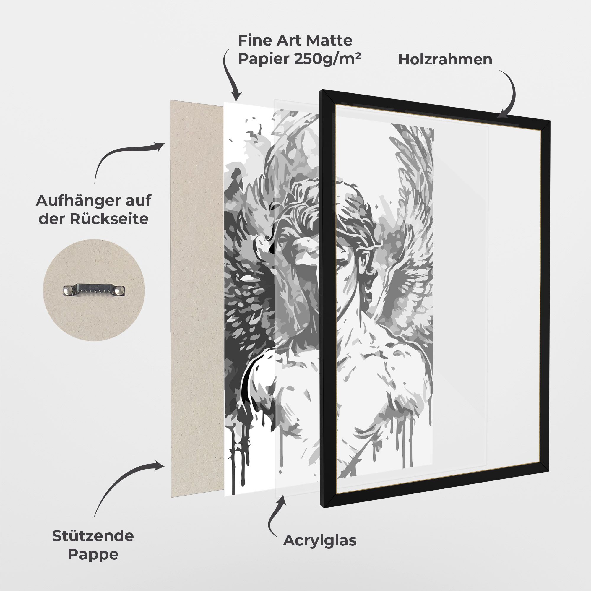 Beautiful Angel mockup 1