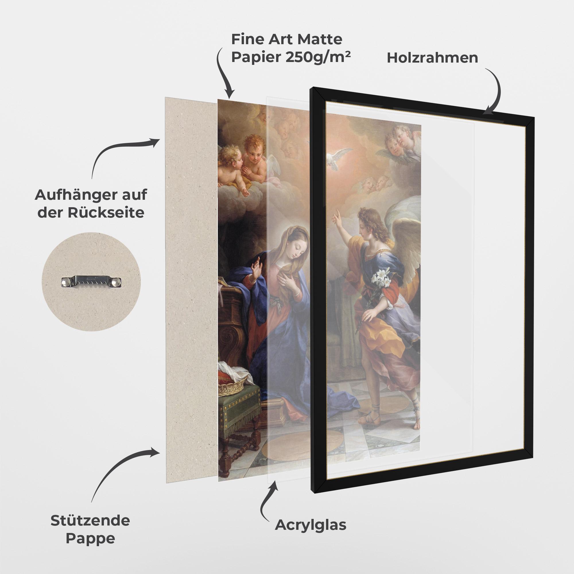 Gerahmte Poster Lucky Bird mockup 1