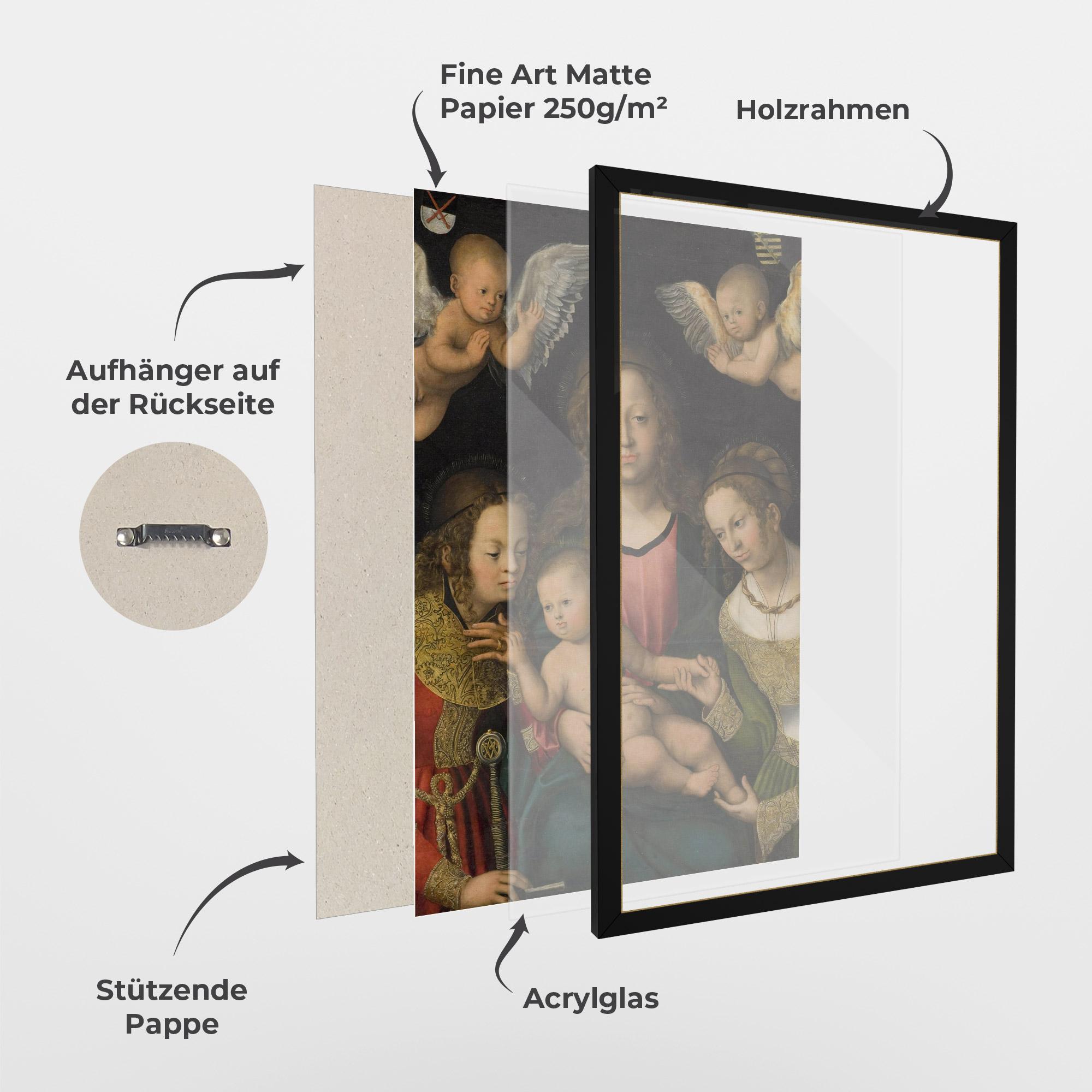 Gerahmte Poster Small Little Angels mockup 1