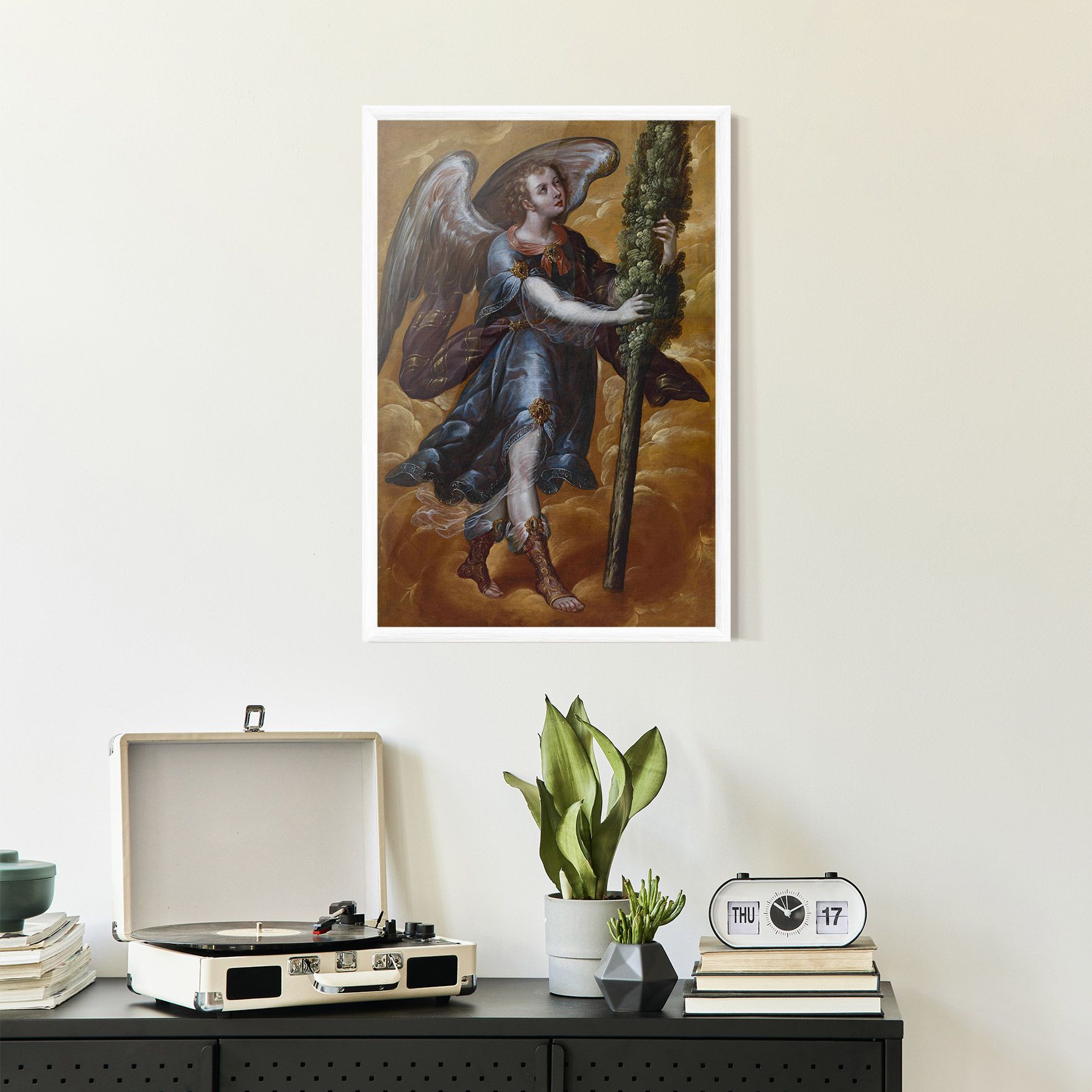 Angel Holding A Tree mockup 2