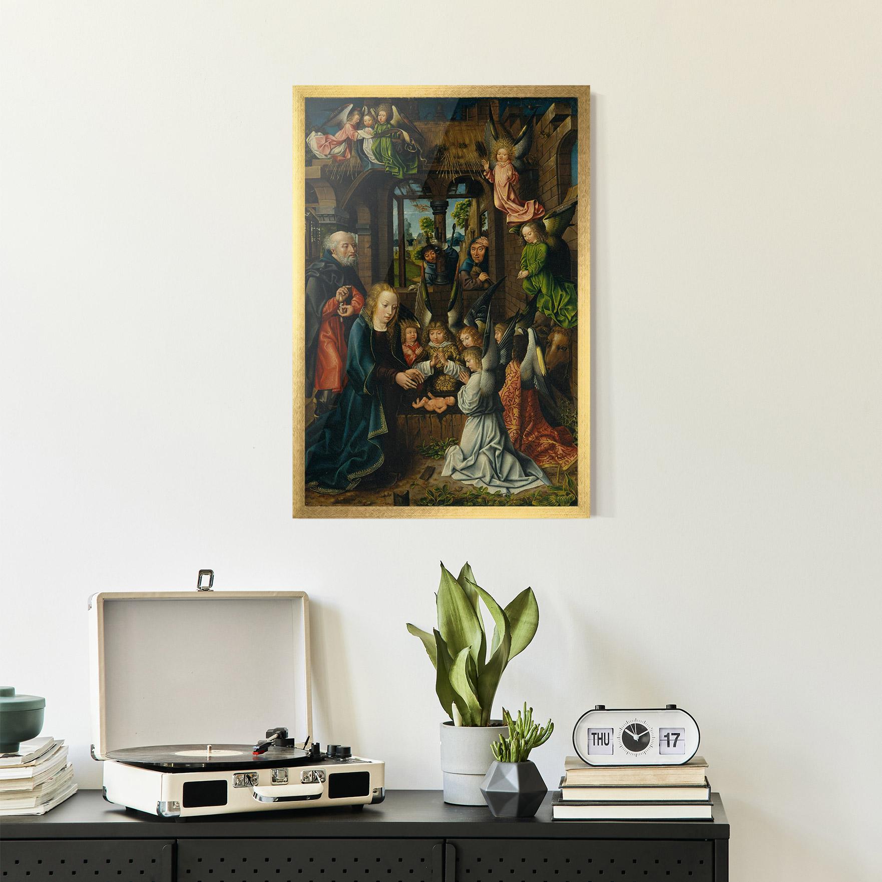 Gerahmte Poster Small Angels Praying mockup 2