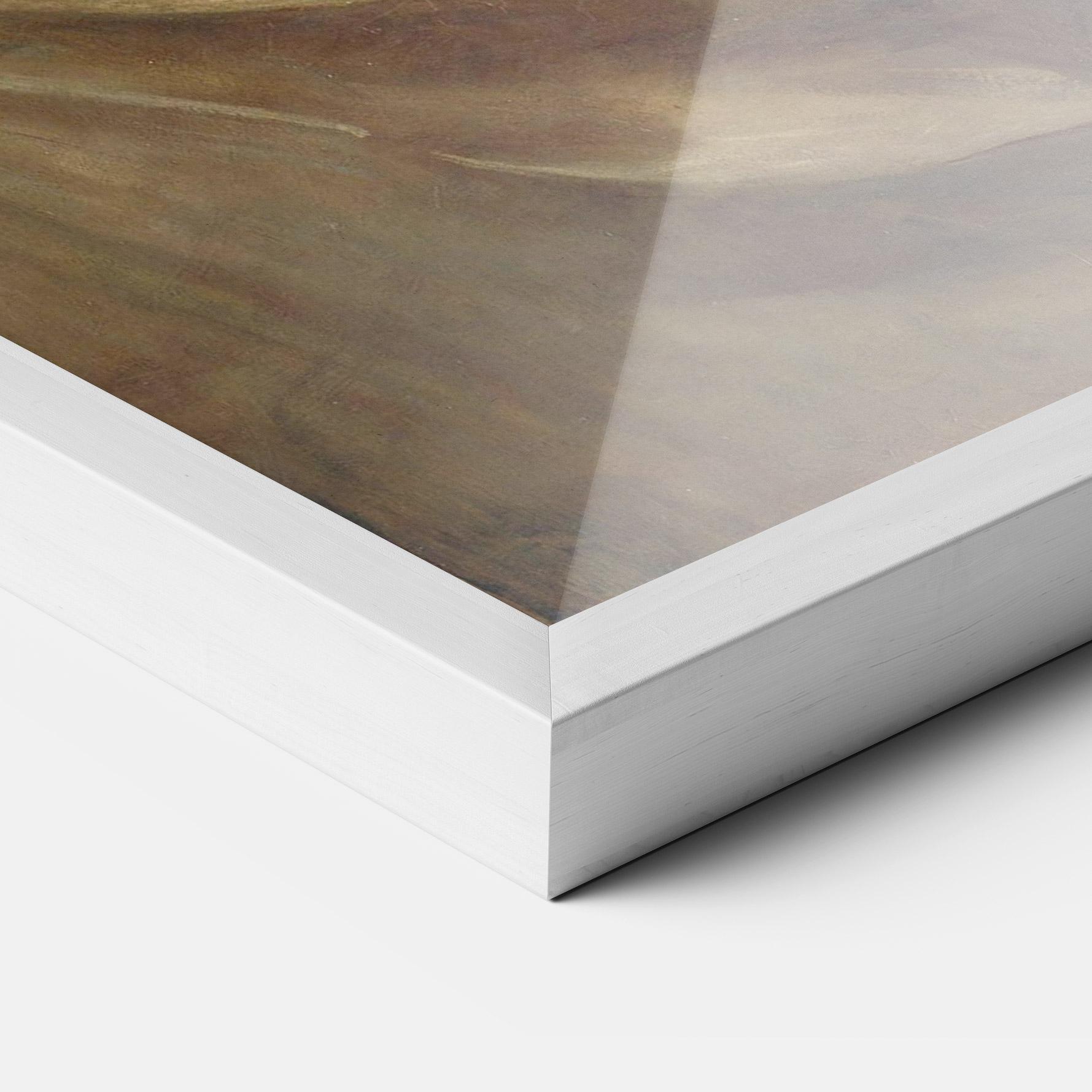 Gerahmte Poster Angel Woman Painting mockup 3