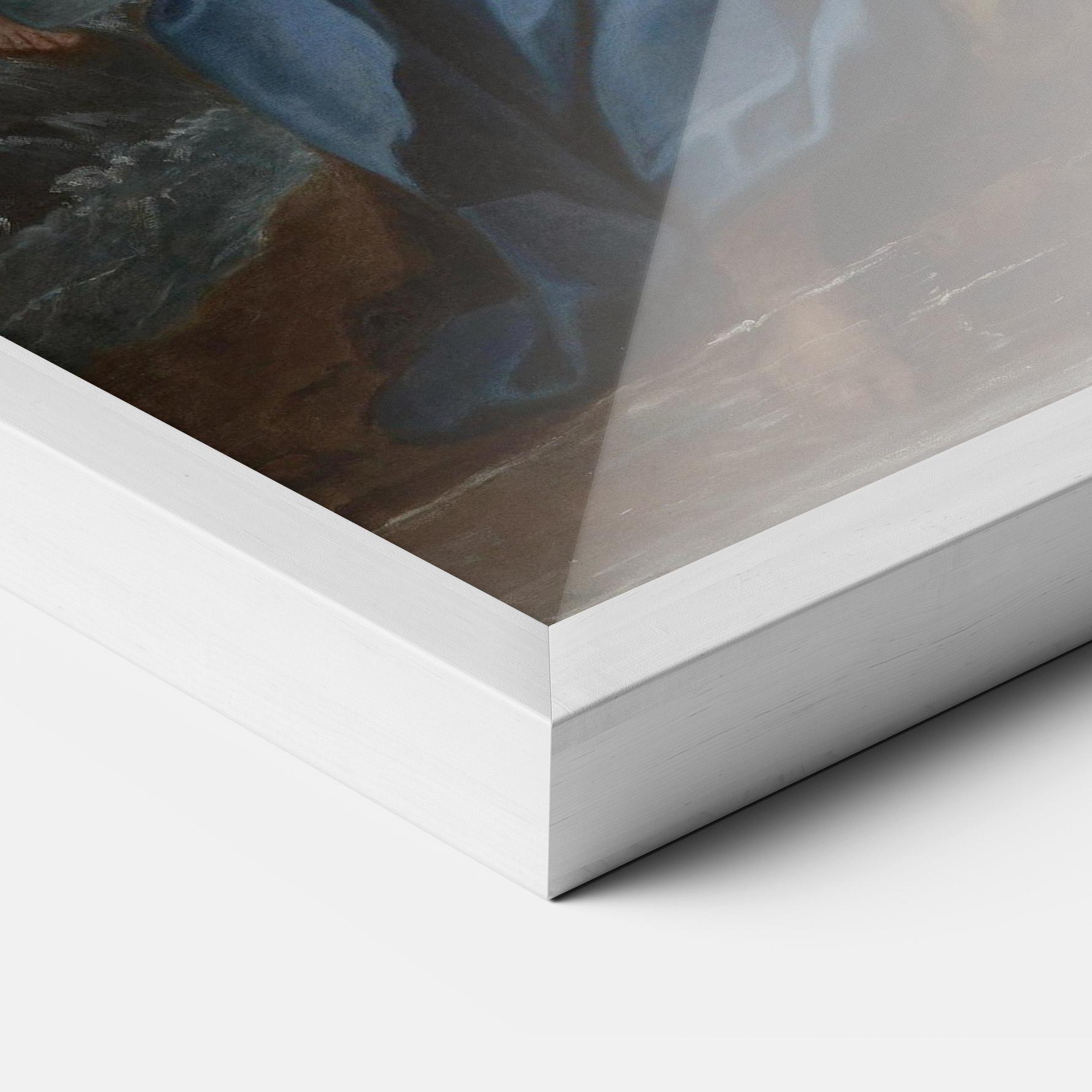 Gerahmte Poster Bird Floating mockup 3