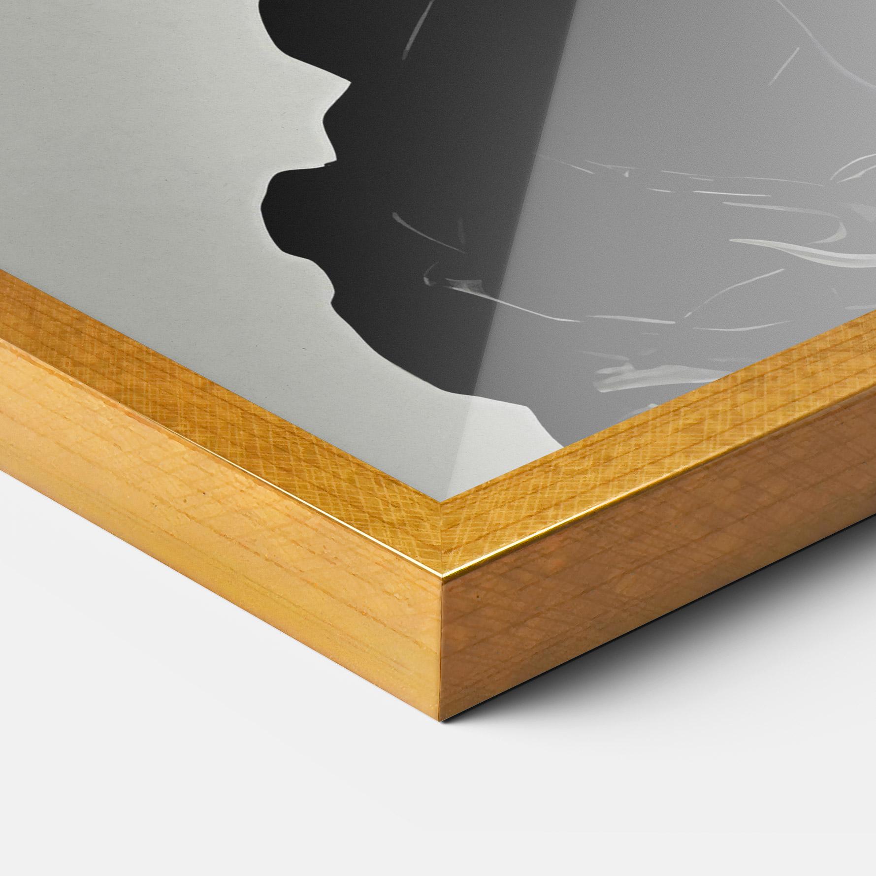 Gerahmte Poster Angel Shilouette mockup 3