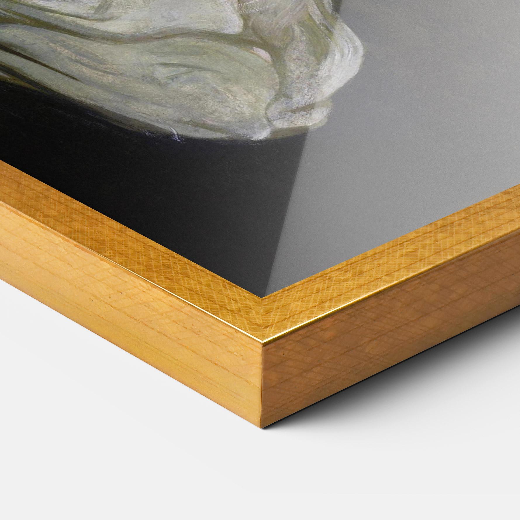 Gerahmte Poster Angel Thinking mockup 3