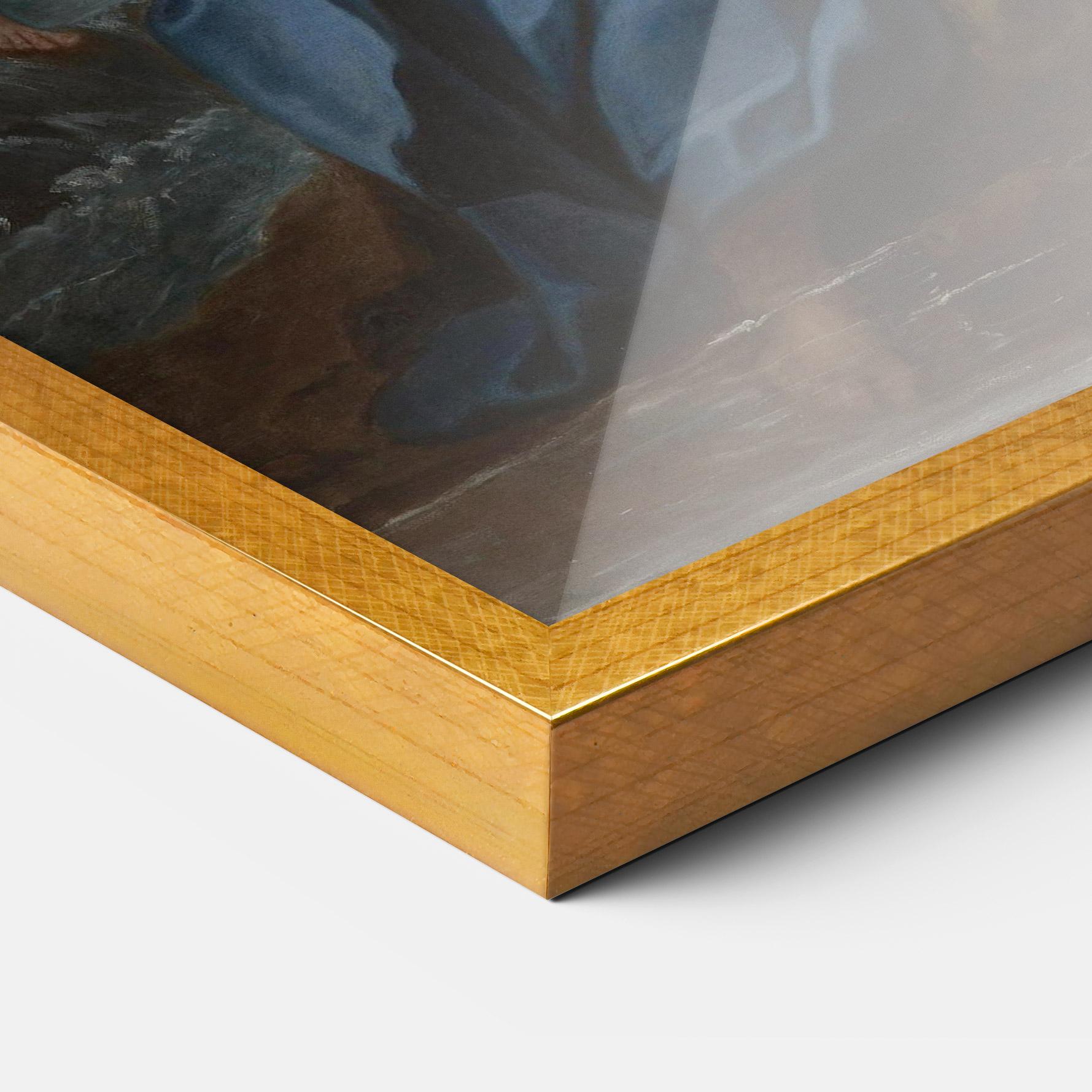 Gerahmte Poster Bird Floating mockup 3