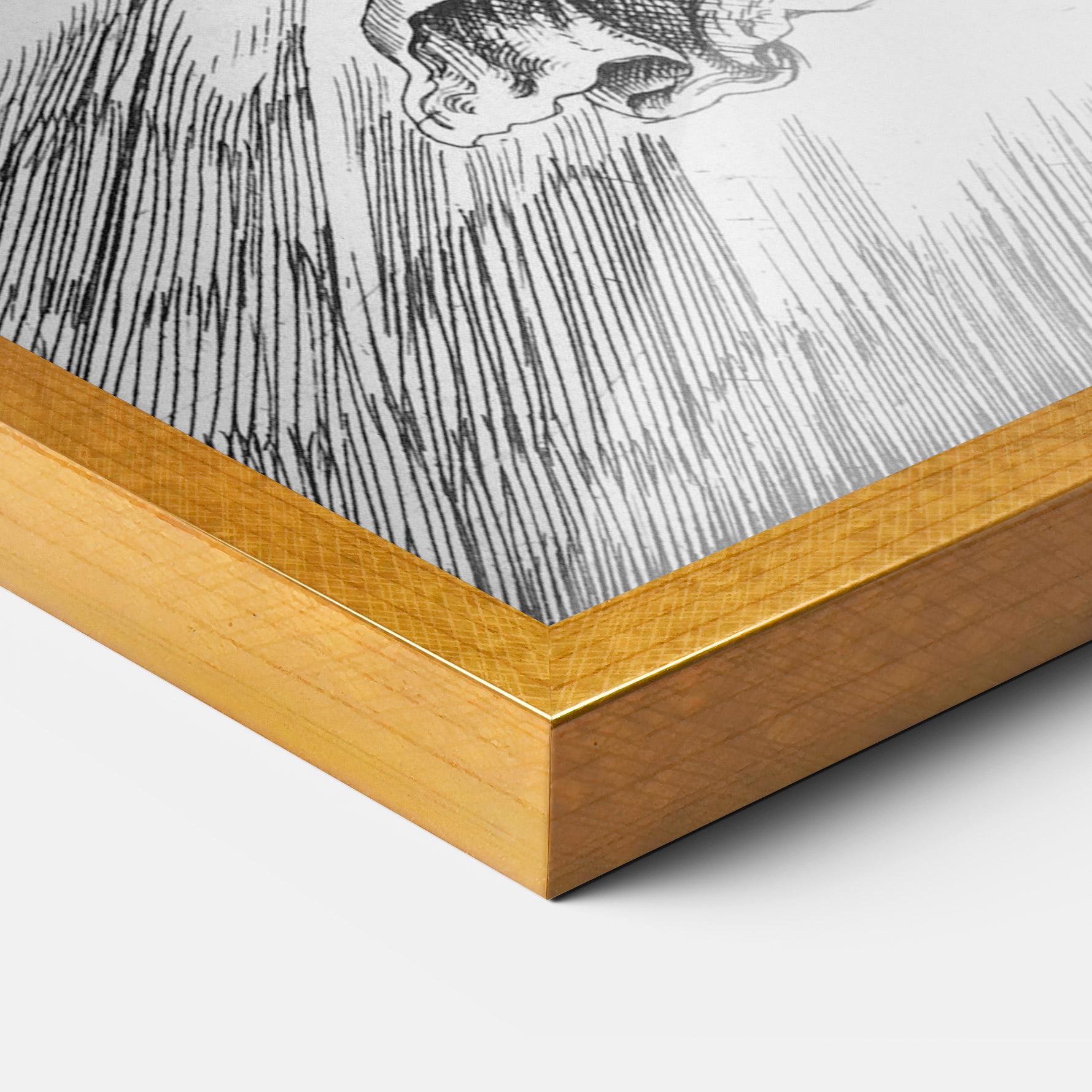 Gerahmte Poster Hand Drawn Angels mockup 3