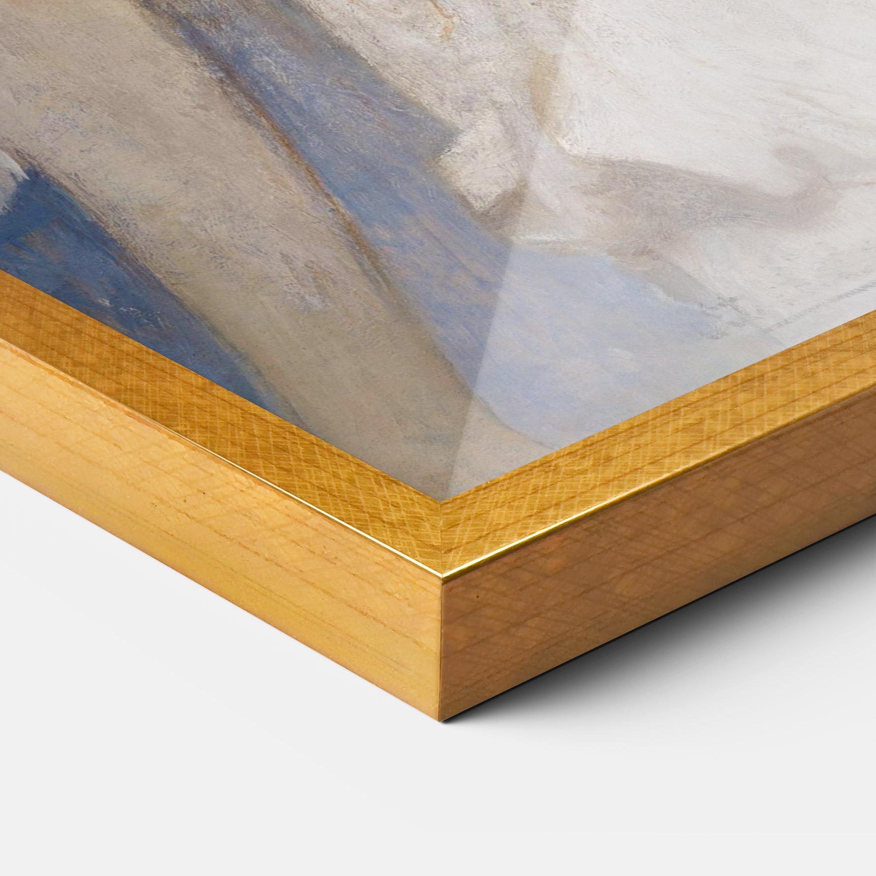 Gerahmte Poster Pretty Angel Painting mockup 3