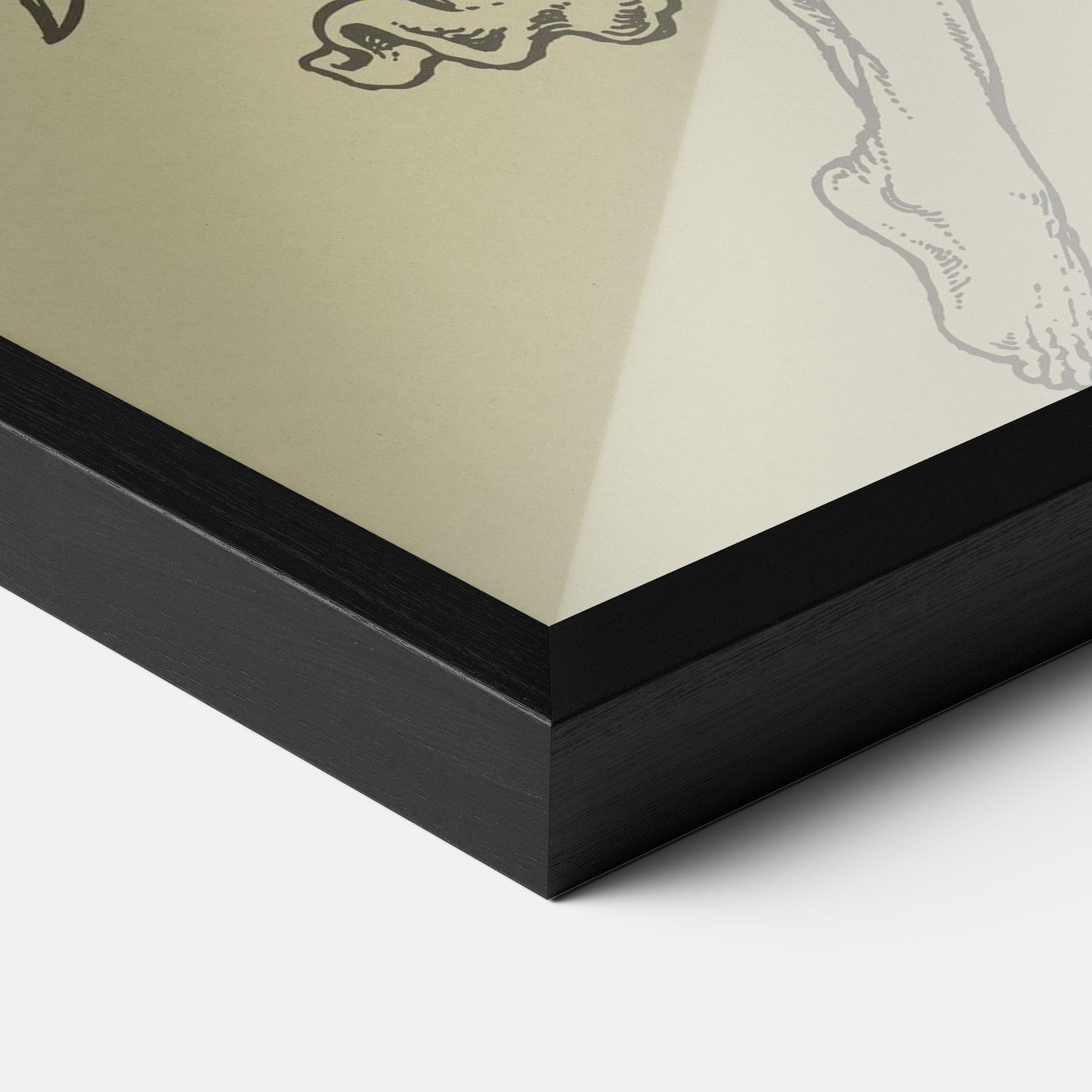 Gerahmte Poster Angel Fighter mockup 3