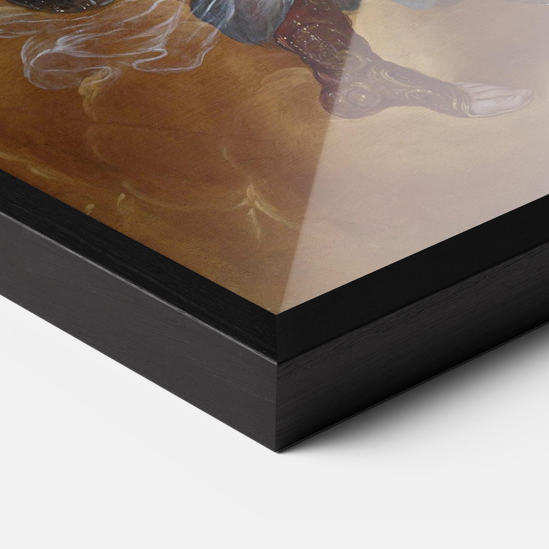 Gerahmte Poster Angel Holding A Tree mockup 3