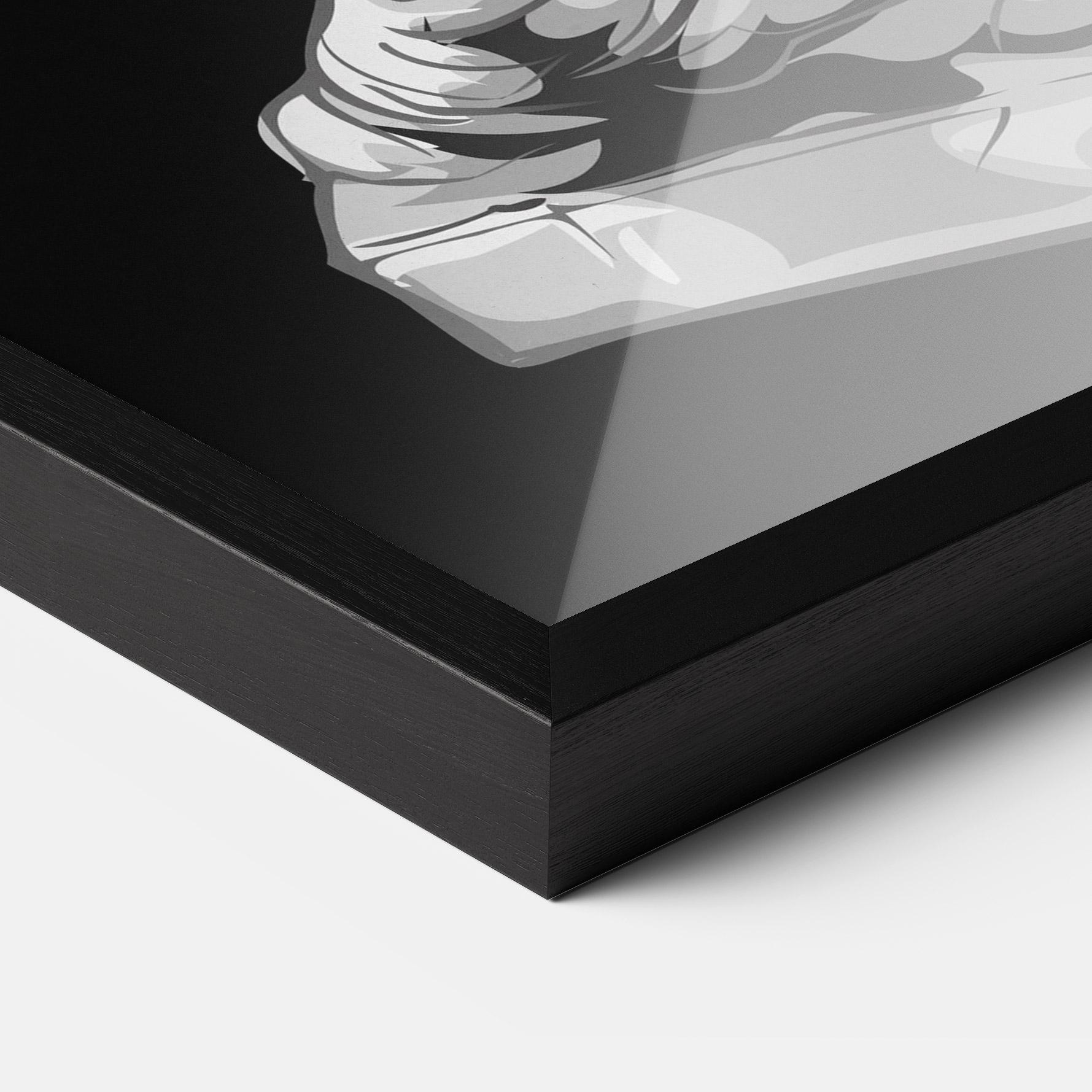 Gerahmte Poster Angel Pray mockup 3