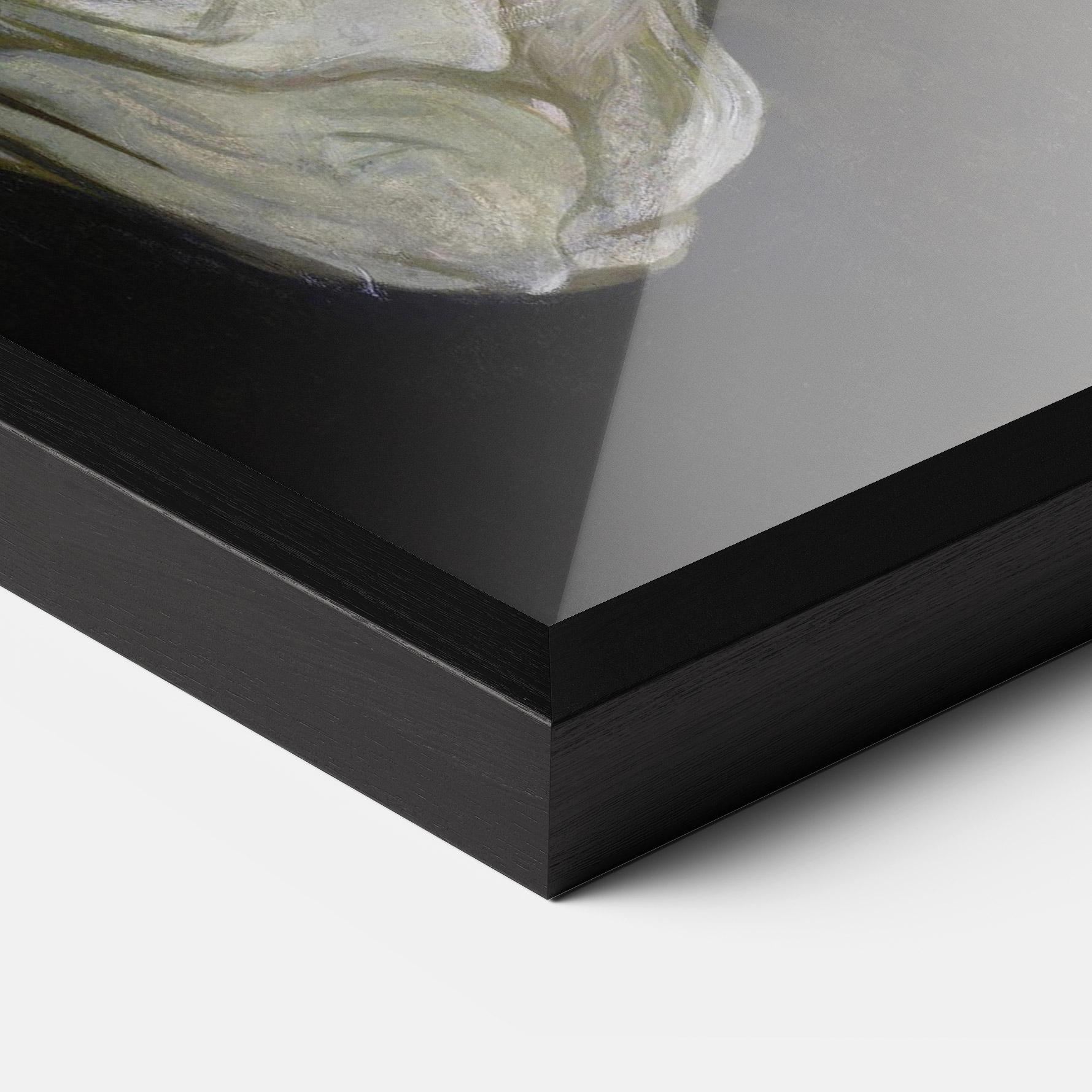 Gerahmte Poster Angel Thinking mockup 3