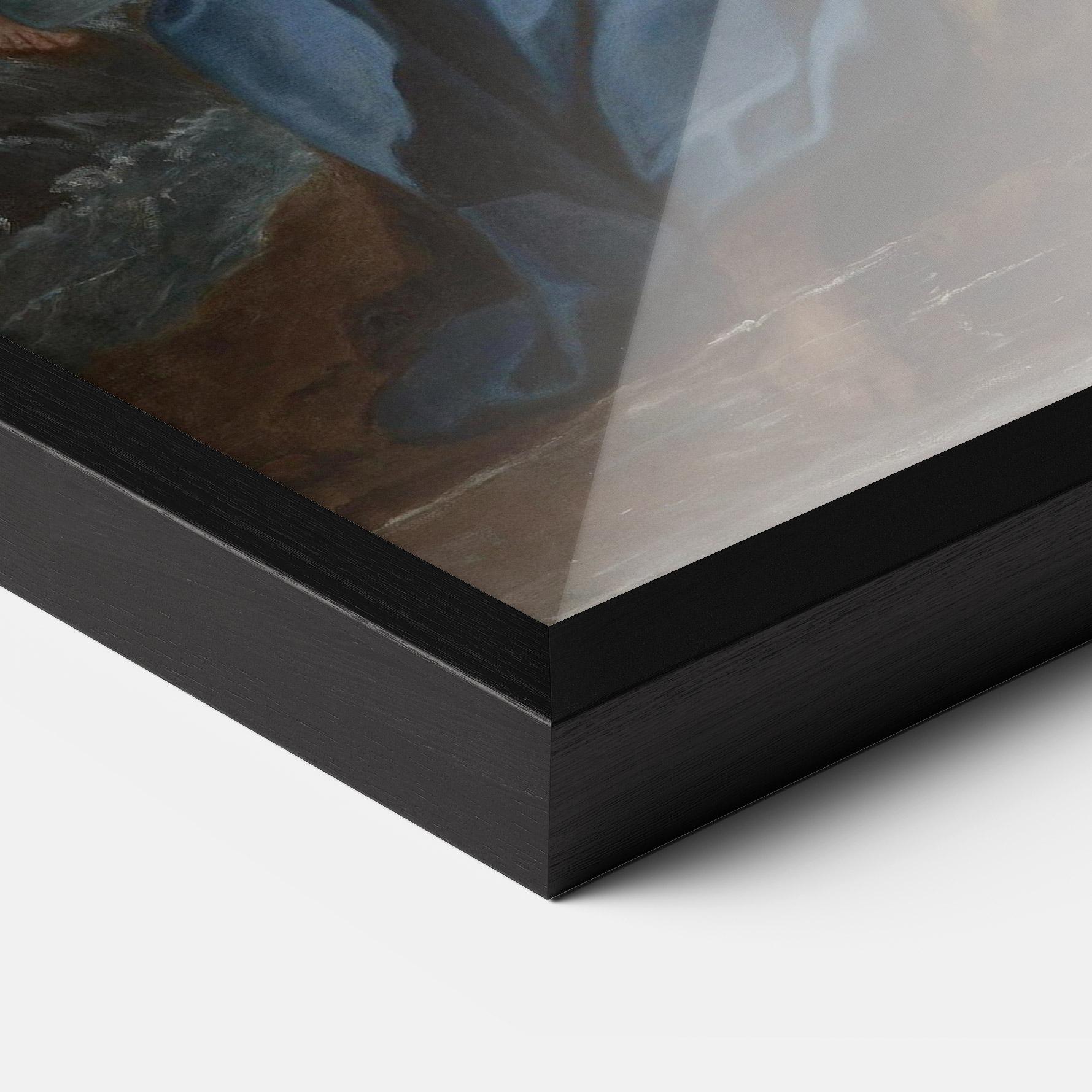 Gerahmte Poster Bird Floating mockup 3