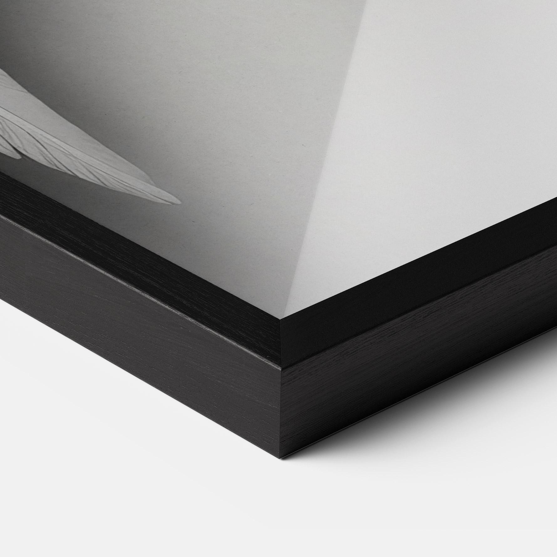 Gerahmte Poster Realistic Angel Wings mockup 3