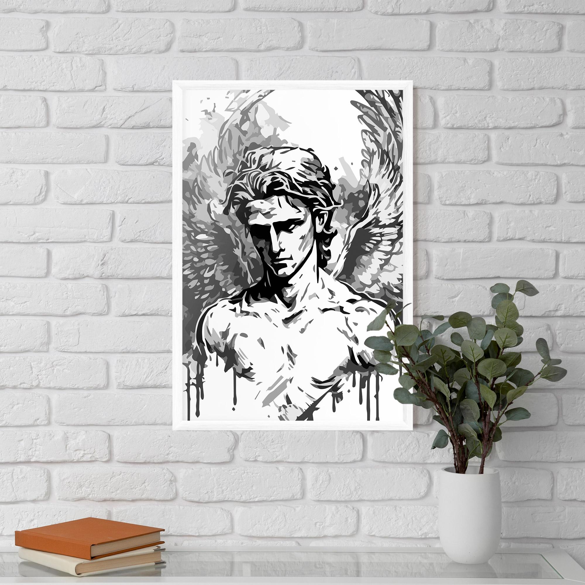 Gerahmte Poster Beautiful Angel mockup 5