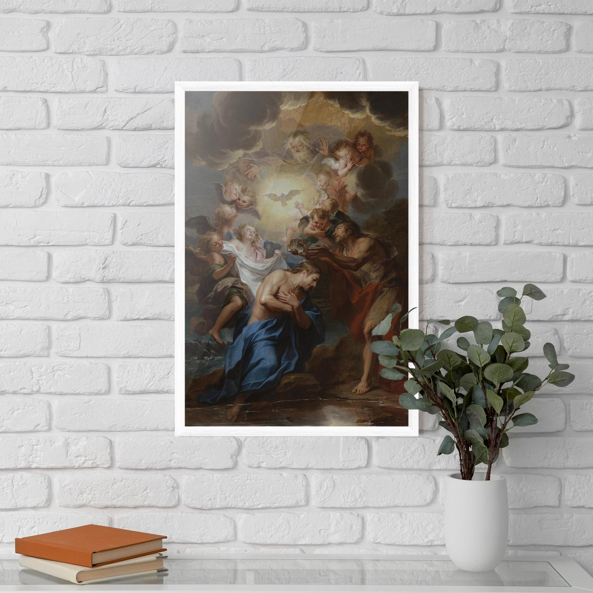 Gerahmte Poster Bird Floating mockup 5