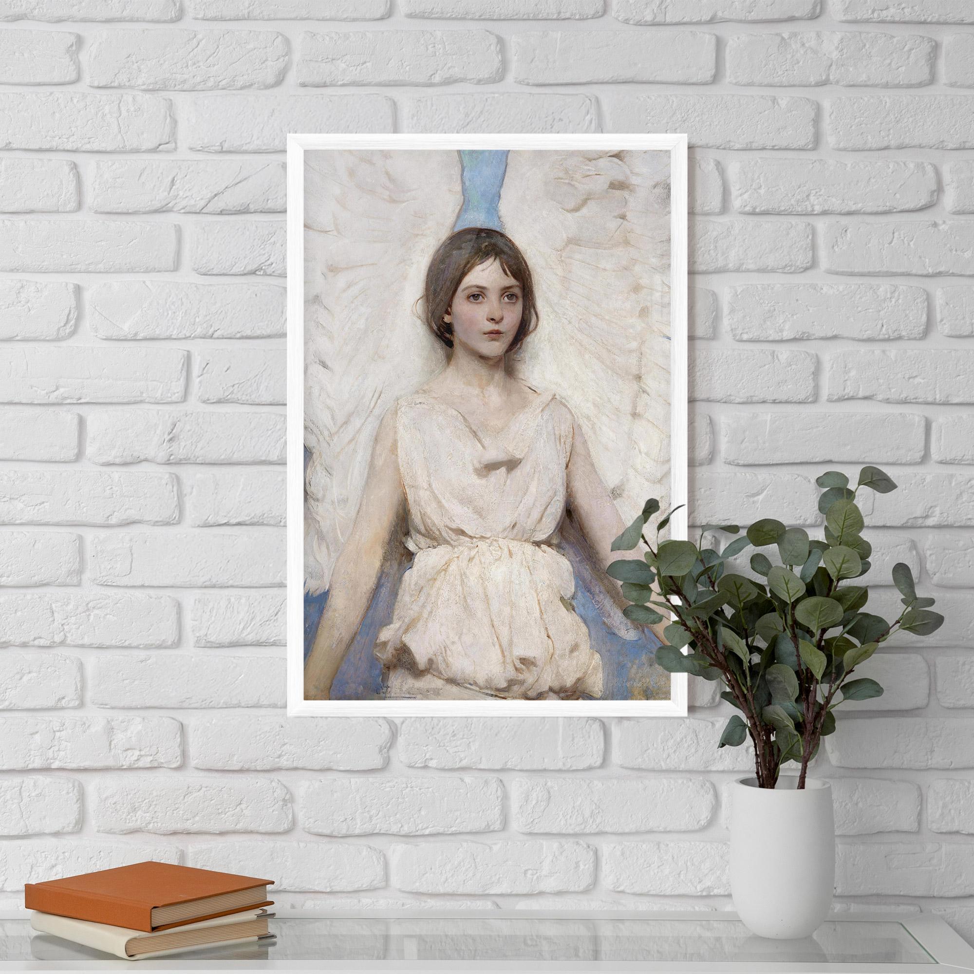 Gerahmte Poster Pretty Angel Painting mockup 5