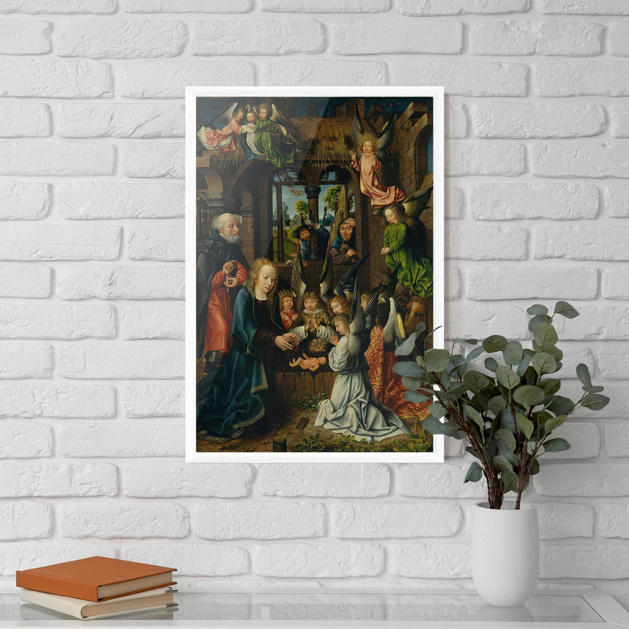 Gerahmte Poster Small Angels Praying mockup 5