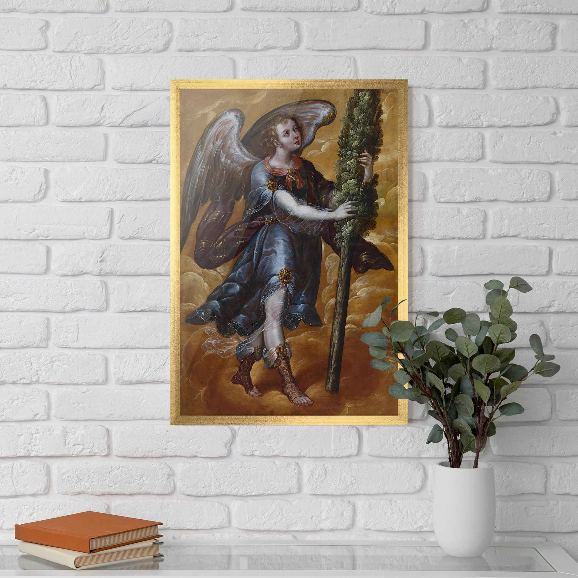 Angel Holding A Tree mockup 5