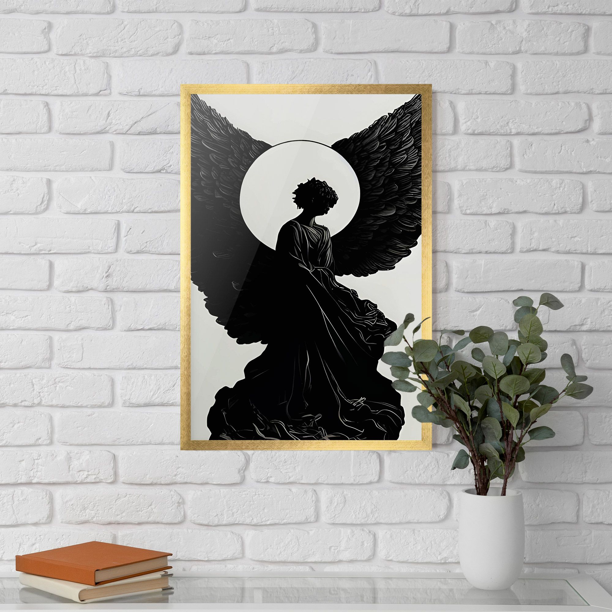 Angel Shilouette mockup 5