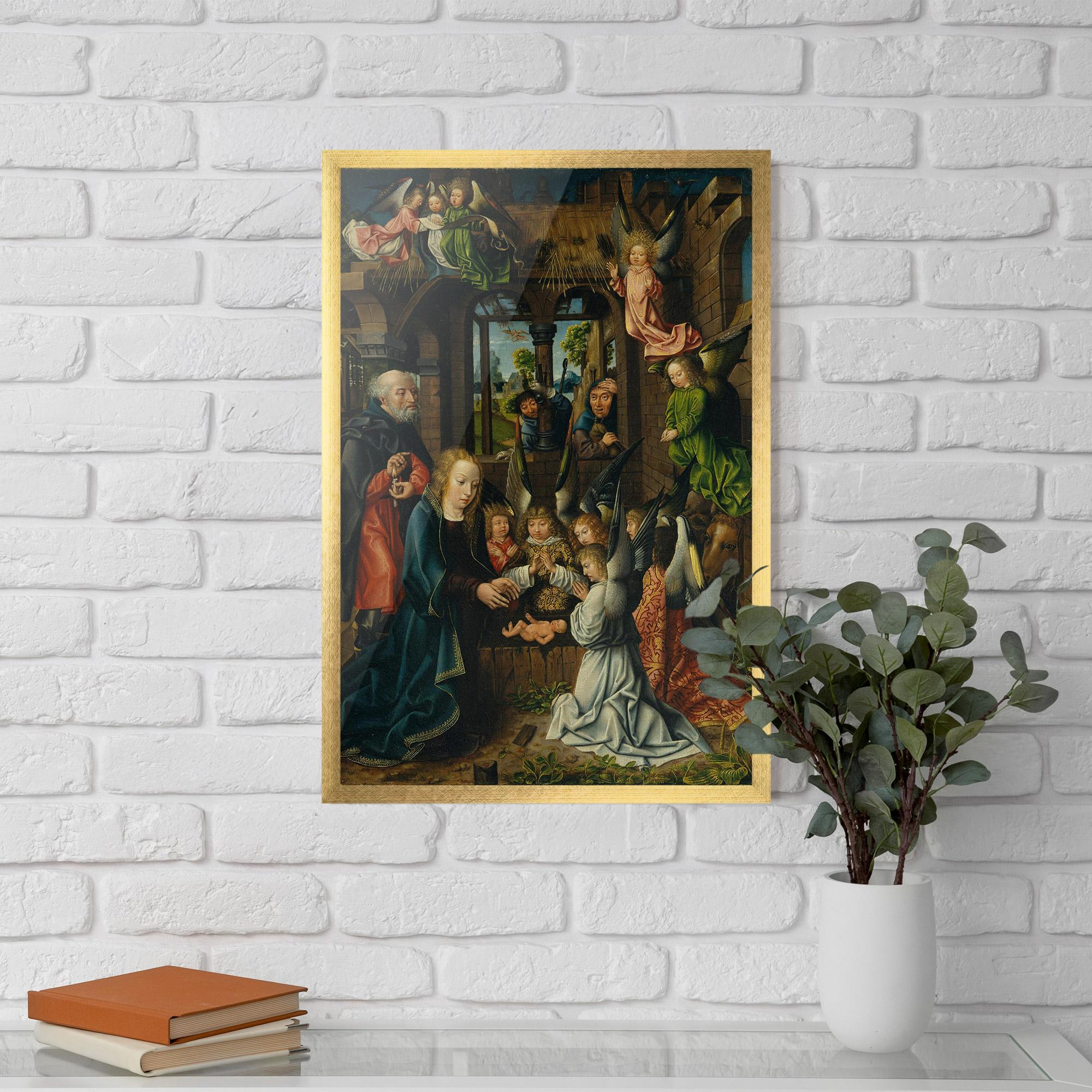 Gerahmte Poster Small Angels Praying mockup 5