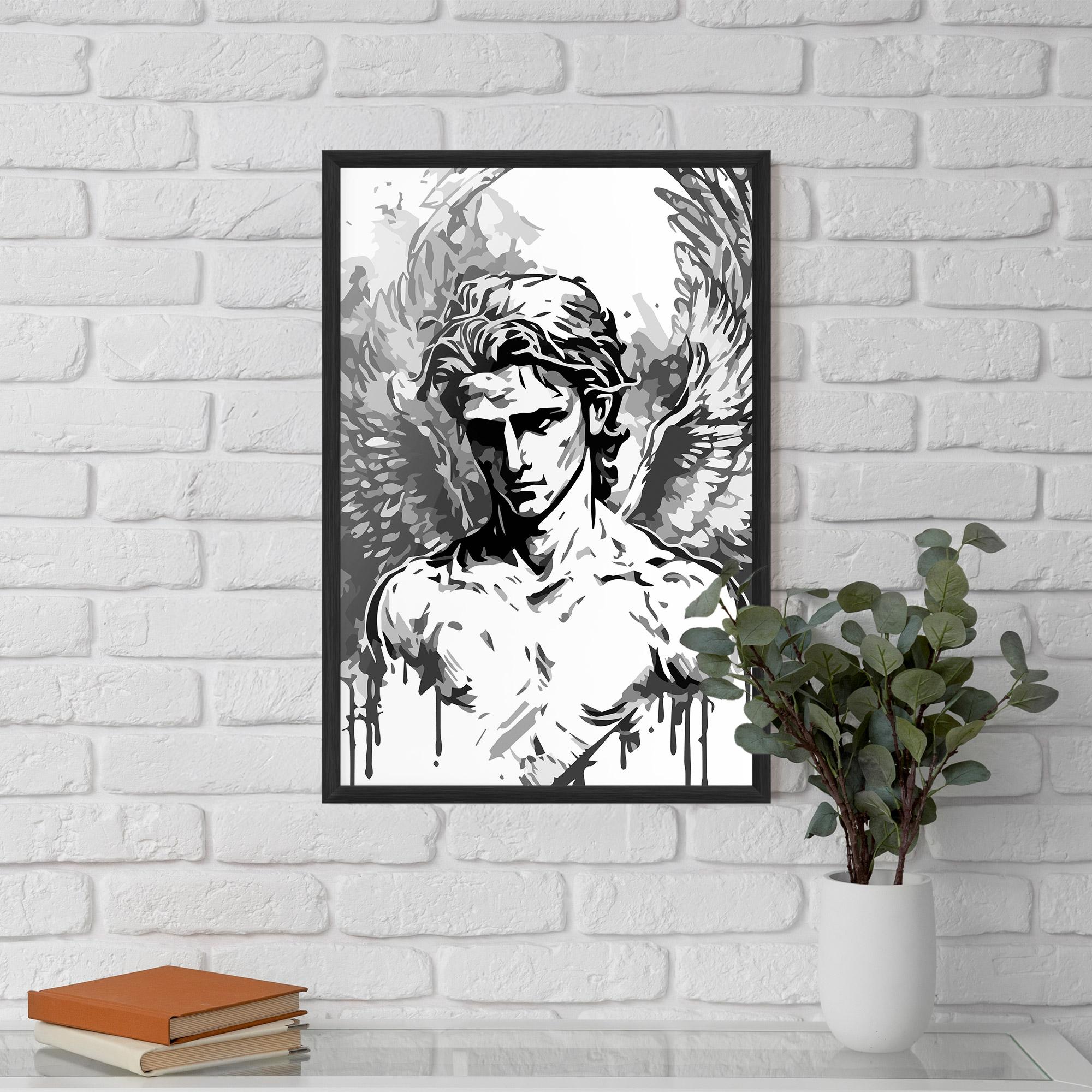 Gerahmte Poster Beautiful Angel mockup 5