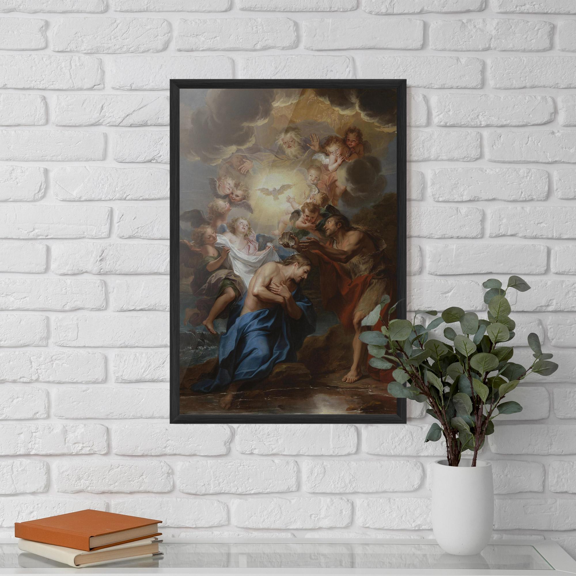 Gerahmte Poster Bird Floating mockup 5