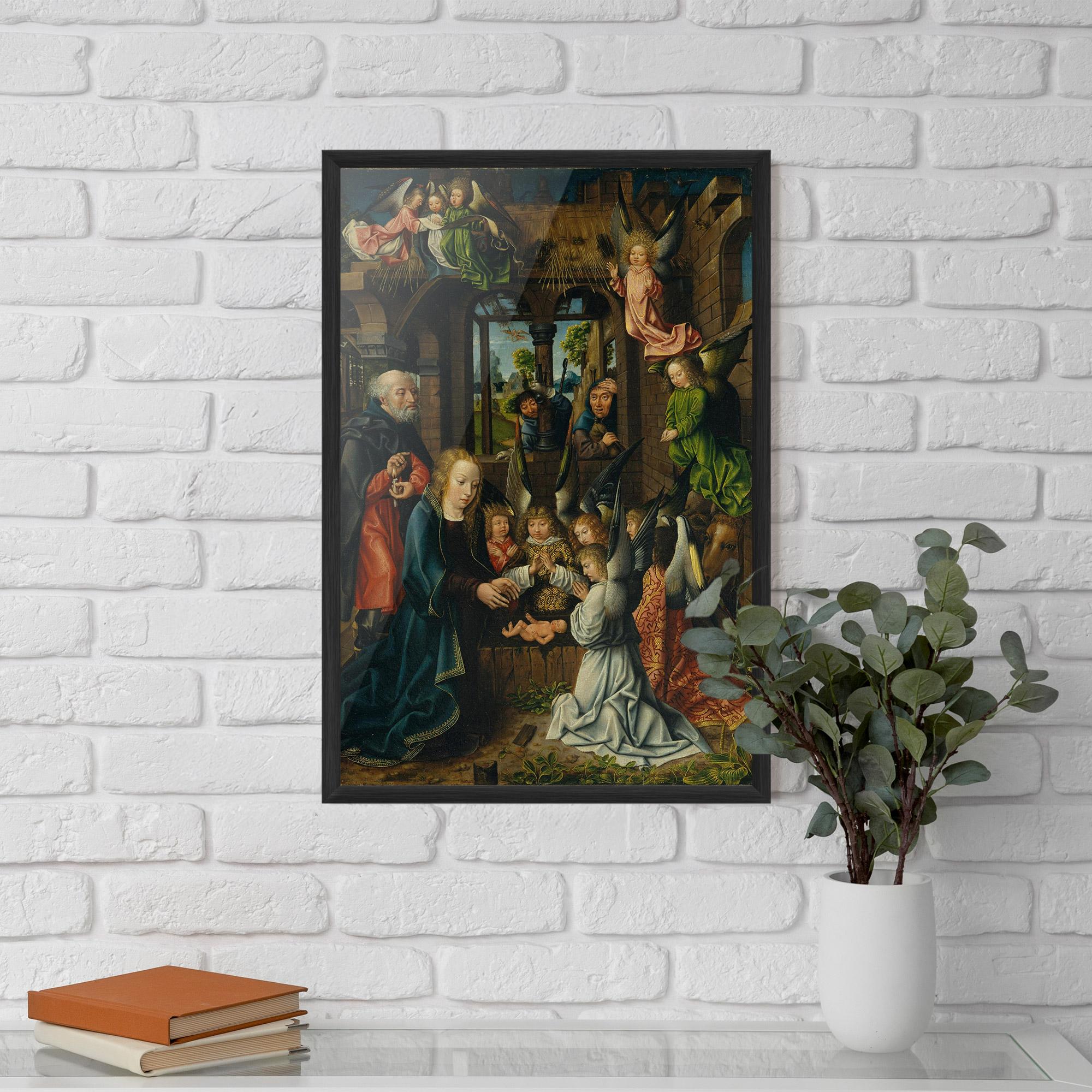 Gerahmte Poster Small Angels Praying mockup 5