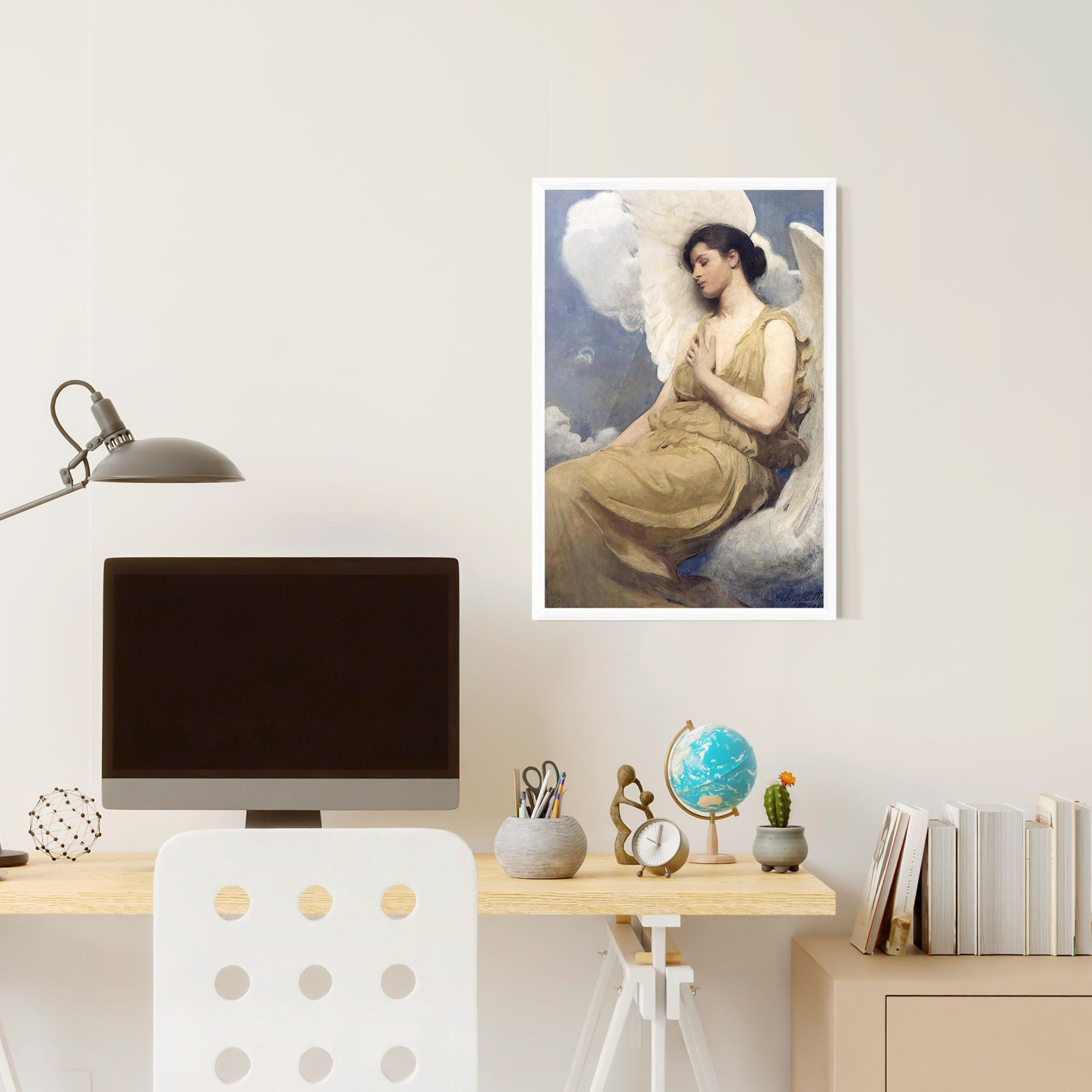 Angel Woman Painting mockup 6