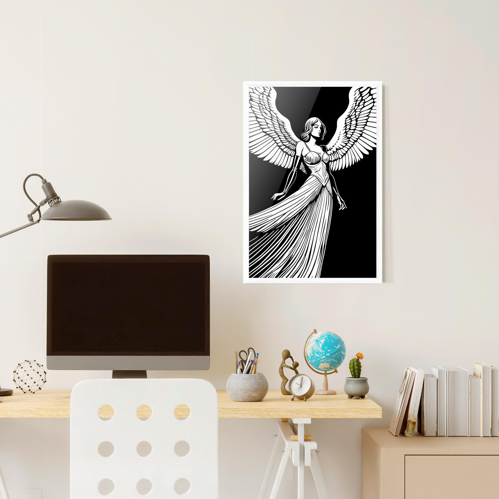 Gerahmte Poster Pretty Angel mockup 6