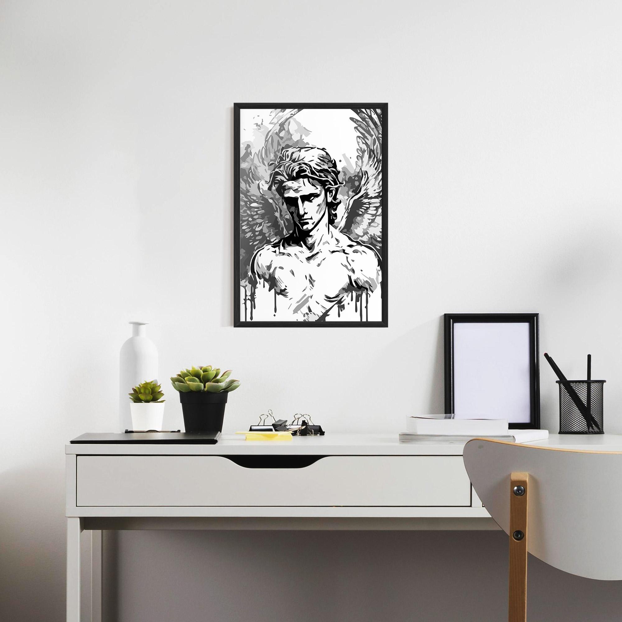 Gerahmte Poster Beautiful Angel mockup 7