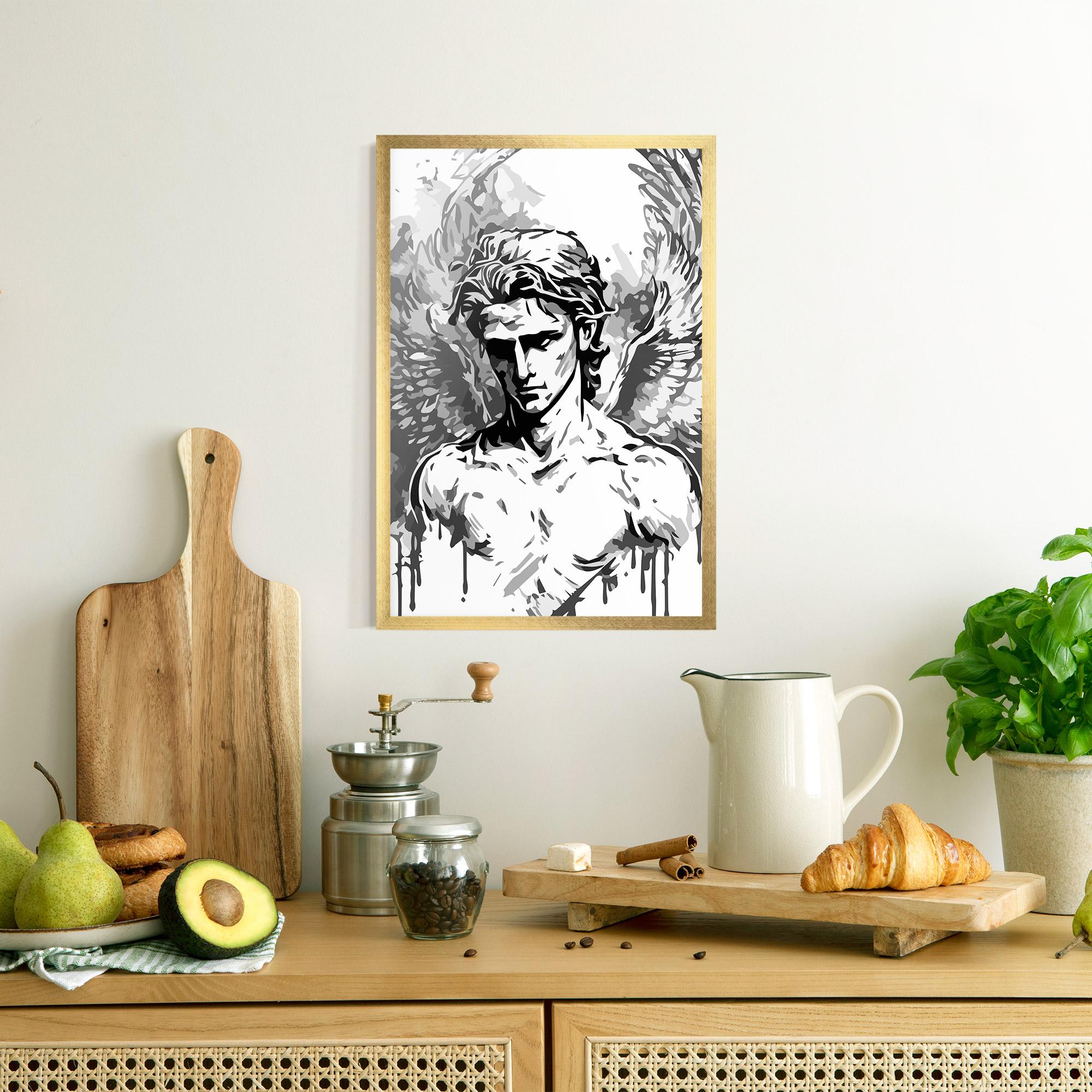 Gerahmte Poster Beautiful Angel mockup 8