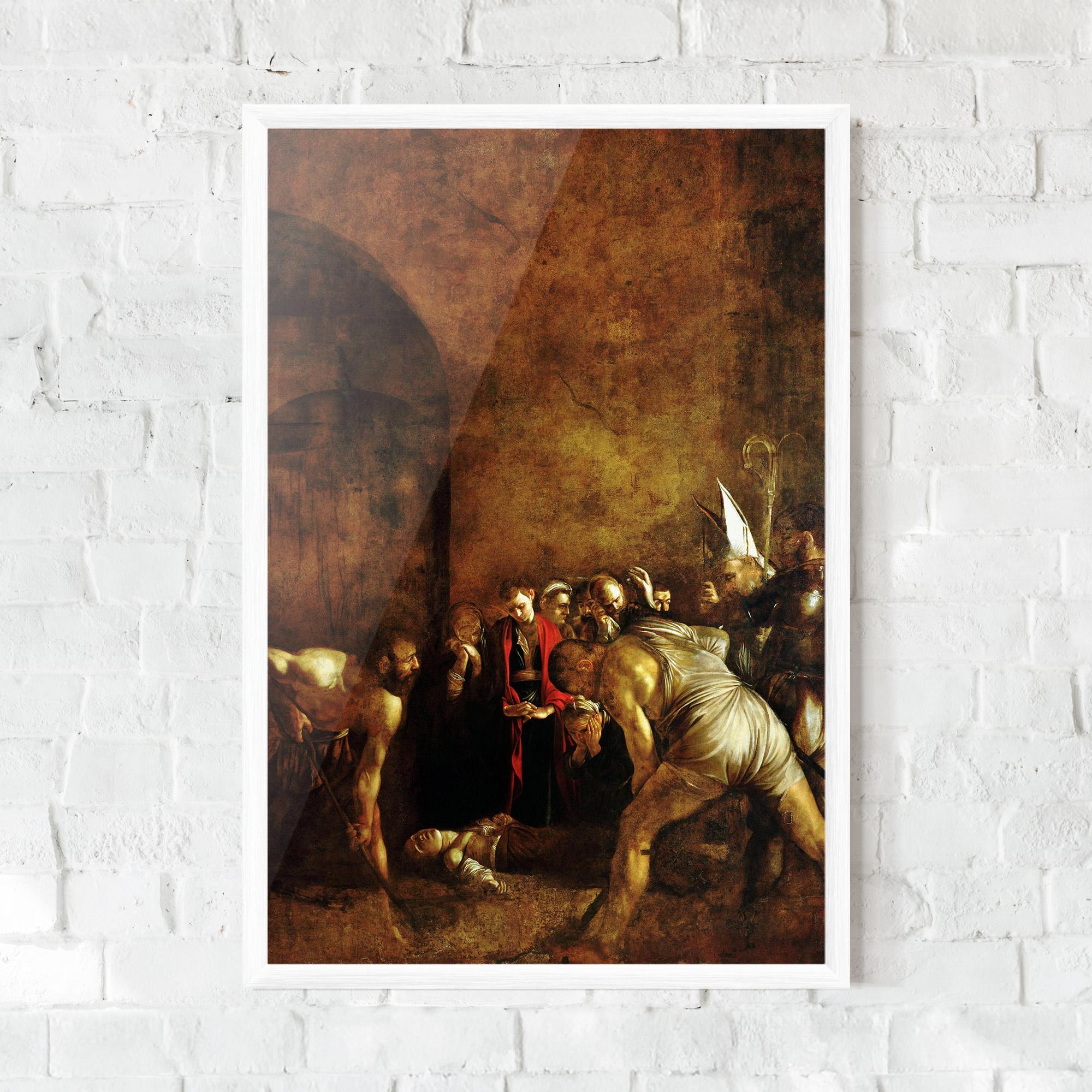 Gerahmte Poster Burial Of Saint Lucy mockup 0