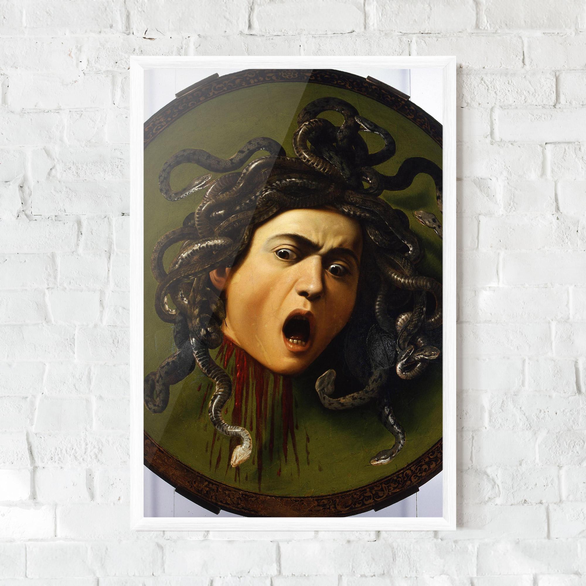 Gerahmte Poster Caravaggio Medusa mockup 0