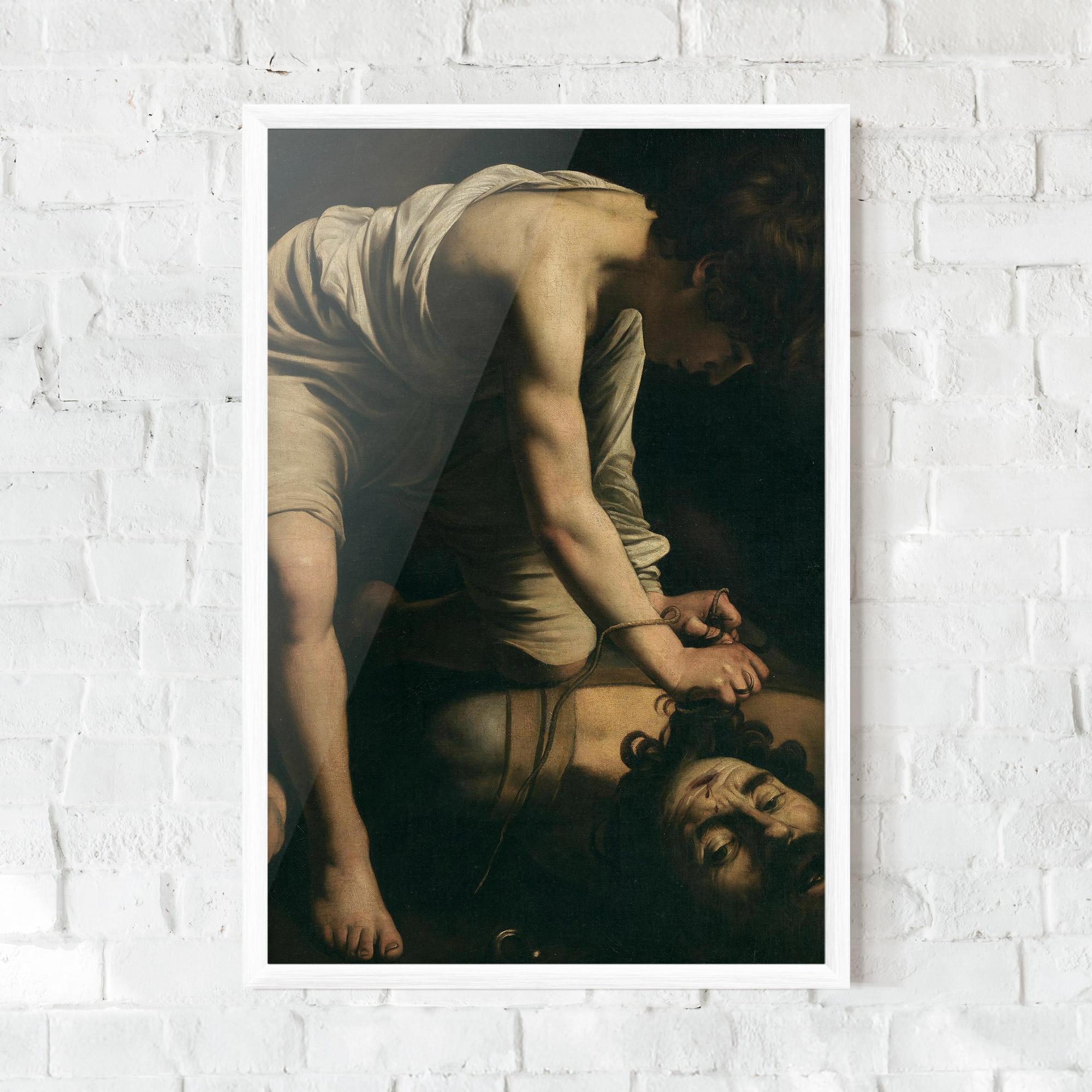 Gerahmte Poster David And Goliath mockup 0