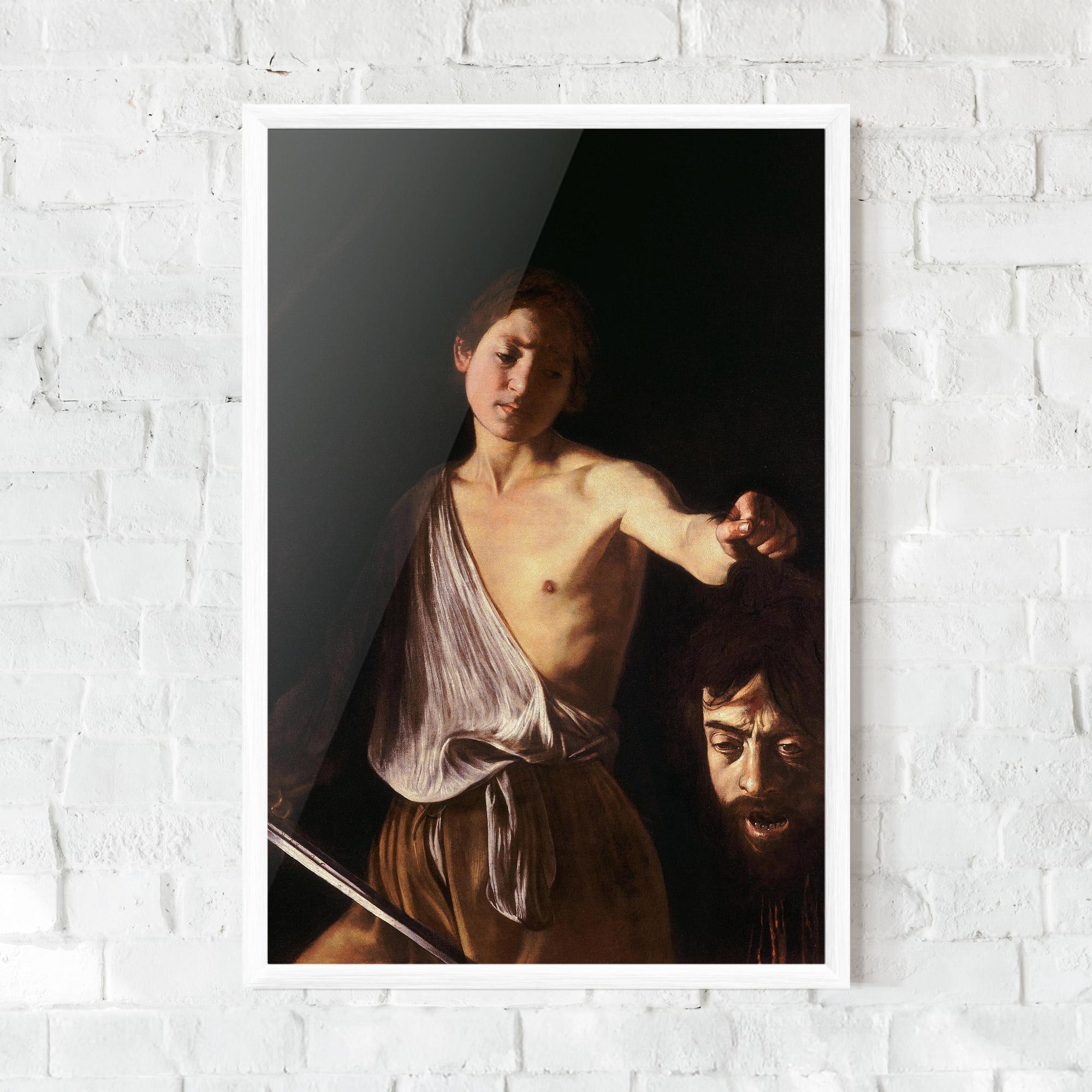Gerahmte Poster David With The Head Of Goliath mockup 0
