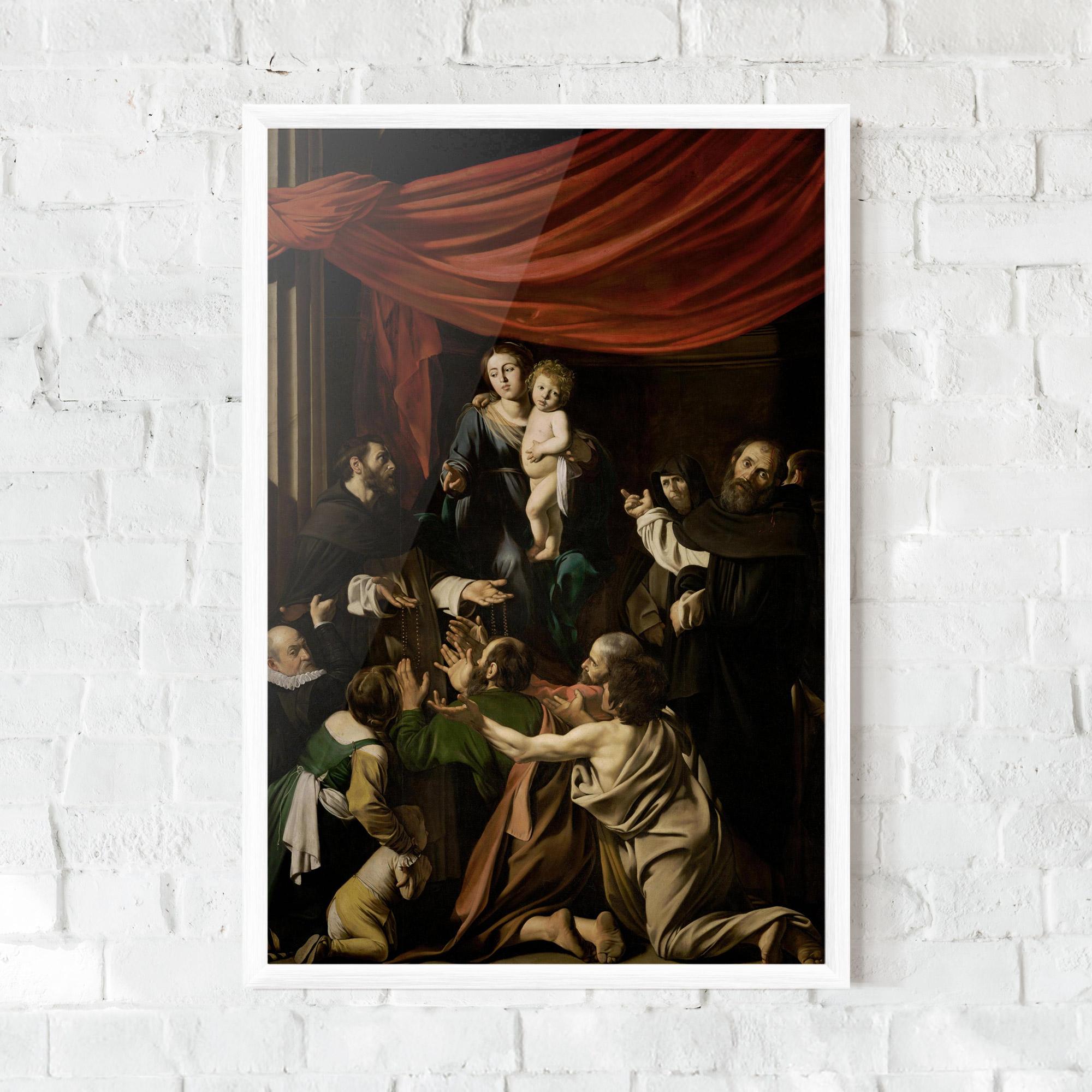 Gerahmte Poster Madonna Of The Rosary mockup 0