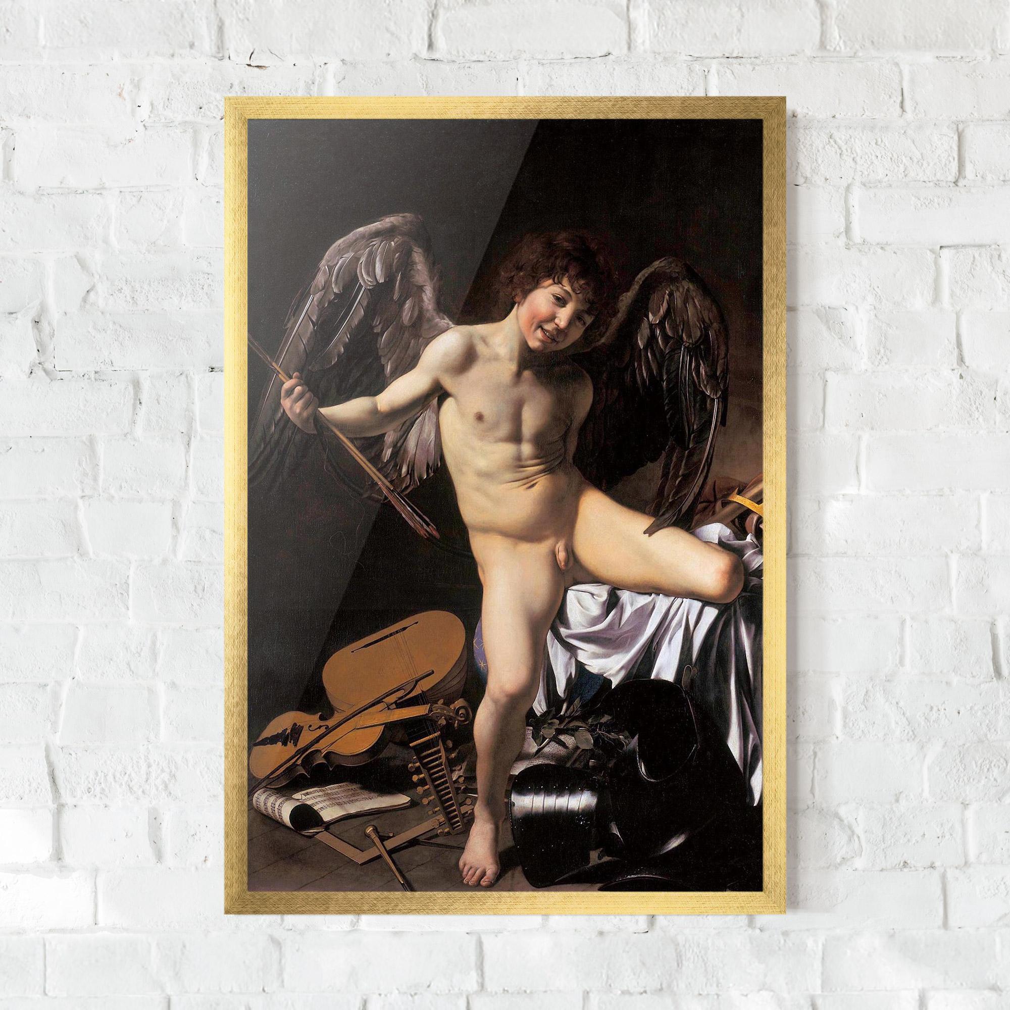 Gerahmte Poster Amor Vincet Omnia mockup 0