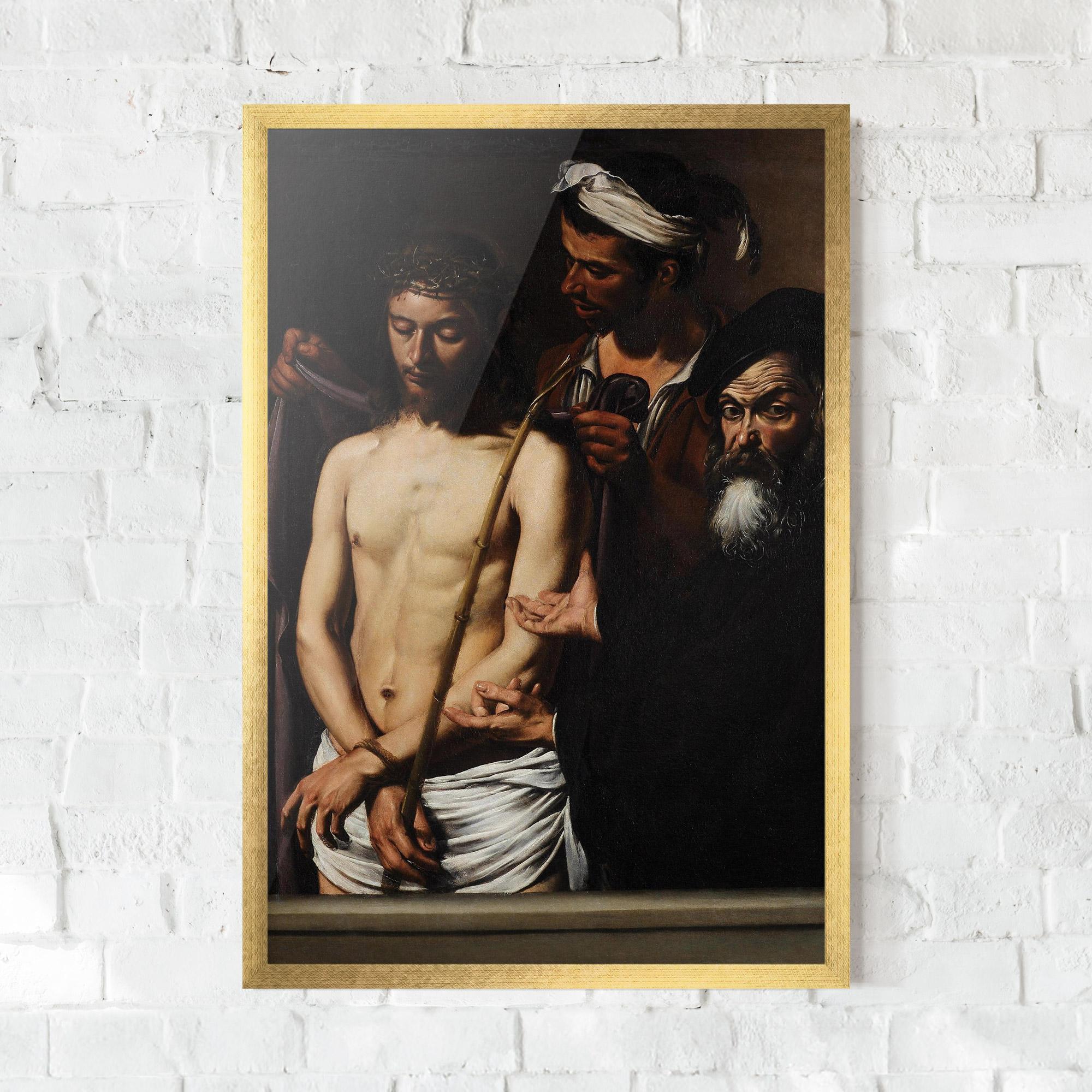 Gerahmte Poster Michelangelo Merisi mockup 0