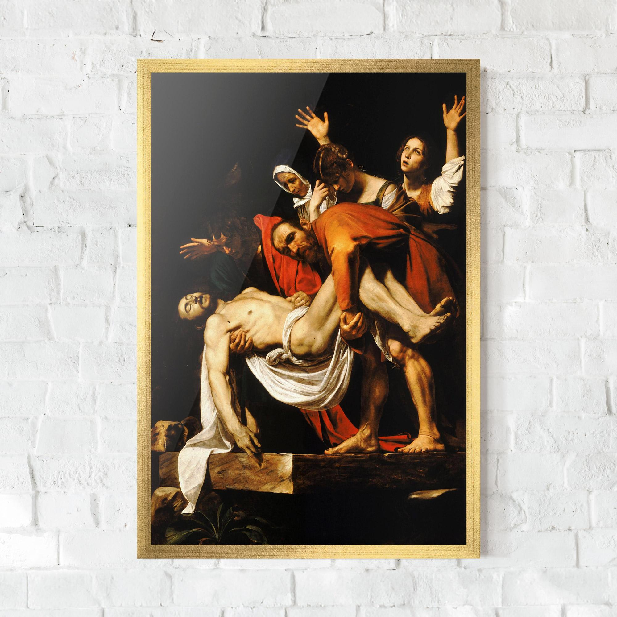 Gerahmte Poster The Entombment Of Christ mockup 0