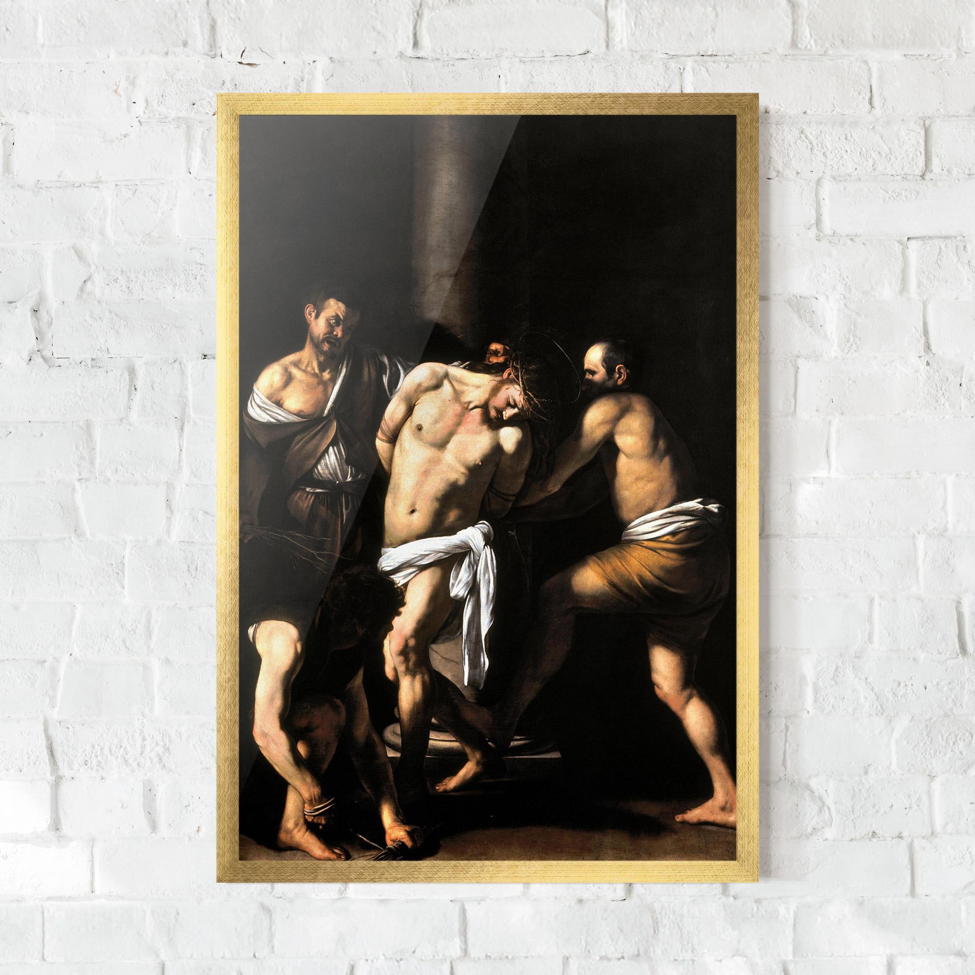 Gerahmte Poster The Flagellation Of Christ mockup 0