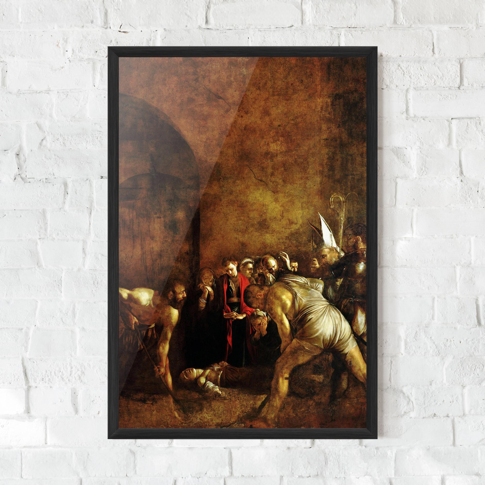 Gerahmte Poster Burial Of Saint Lucy mockup 0