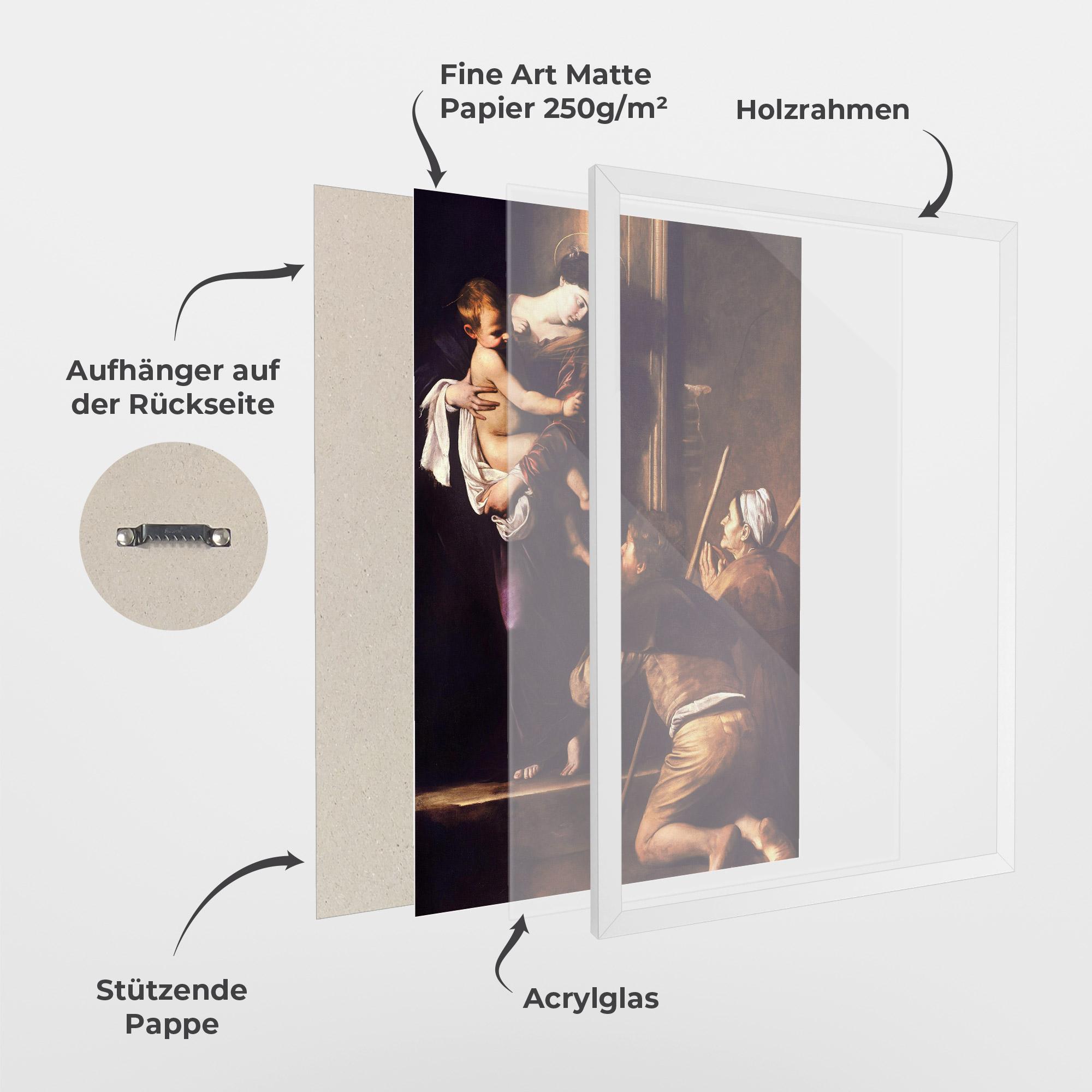 Gerahmte Poster Madonna Di Loreto mockup 1