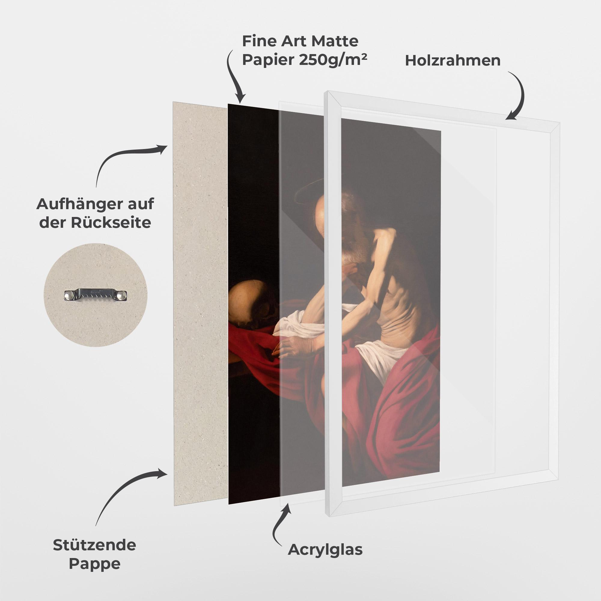 Gerahmte Poster Sant Jeroni Penitent mockup 1