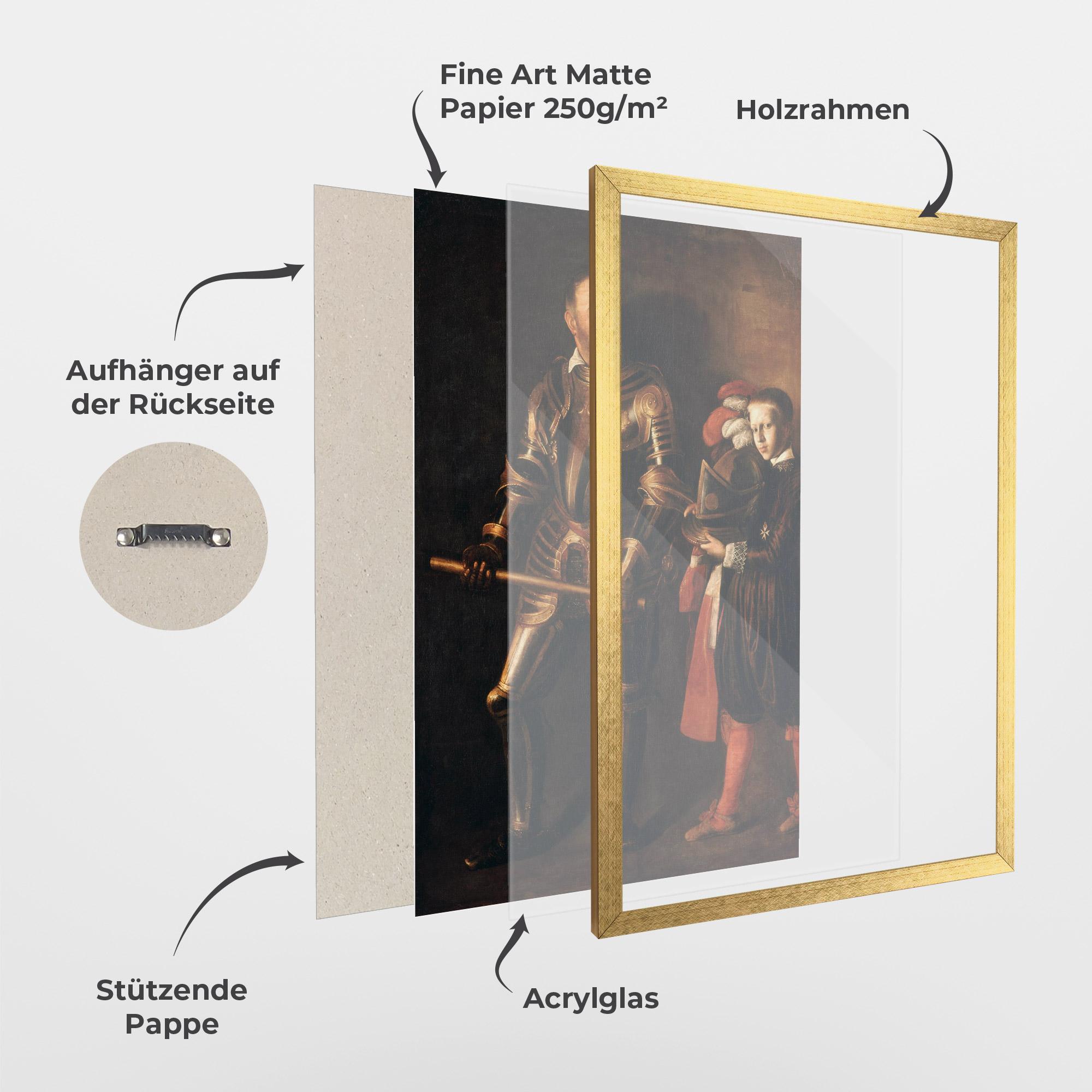 Gerahmte Poster Alof De Wignacourt mockup 1